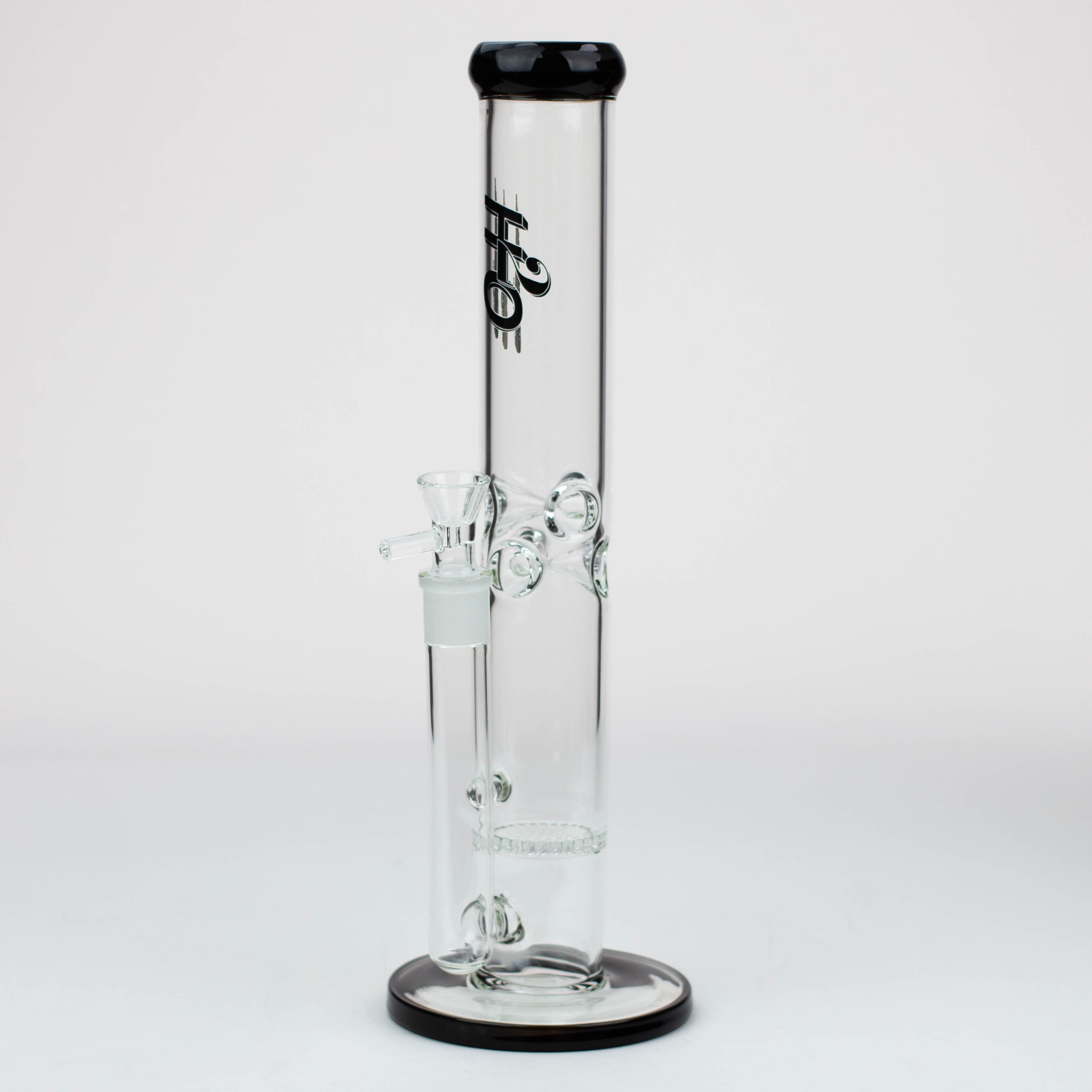 15" H2O Honeycomb diffuser Glass water bong [H2O-31]
