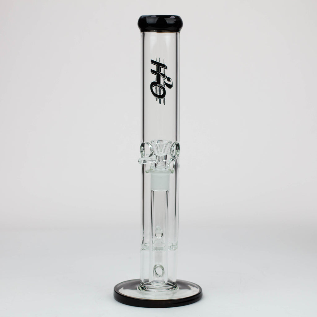 15" H2O Honeycomb diffuser Glass water bong [H2O-31]