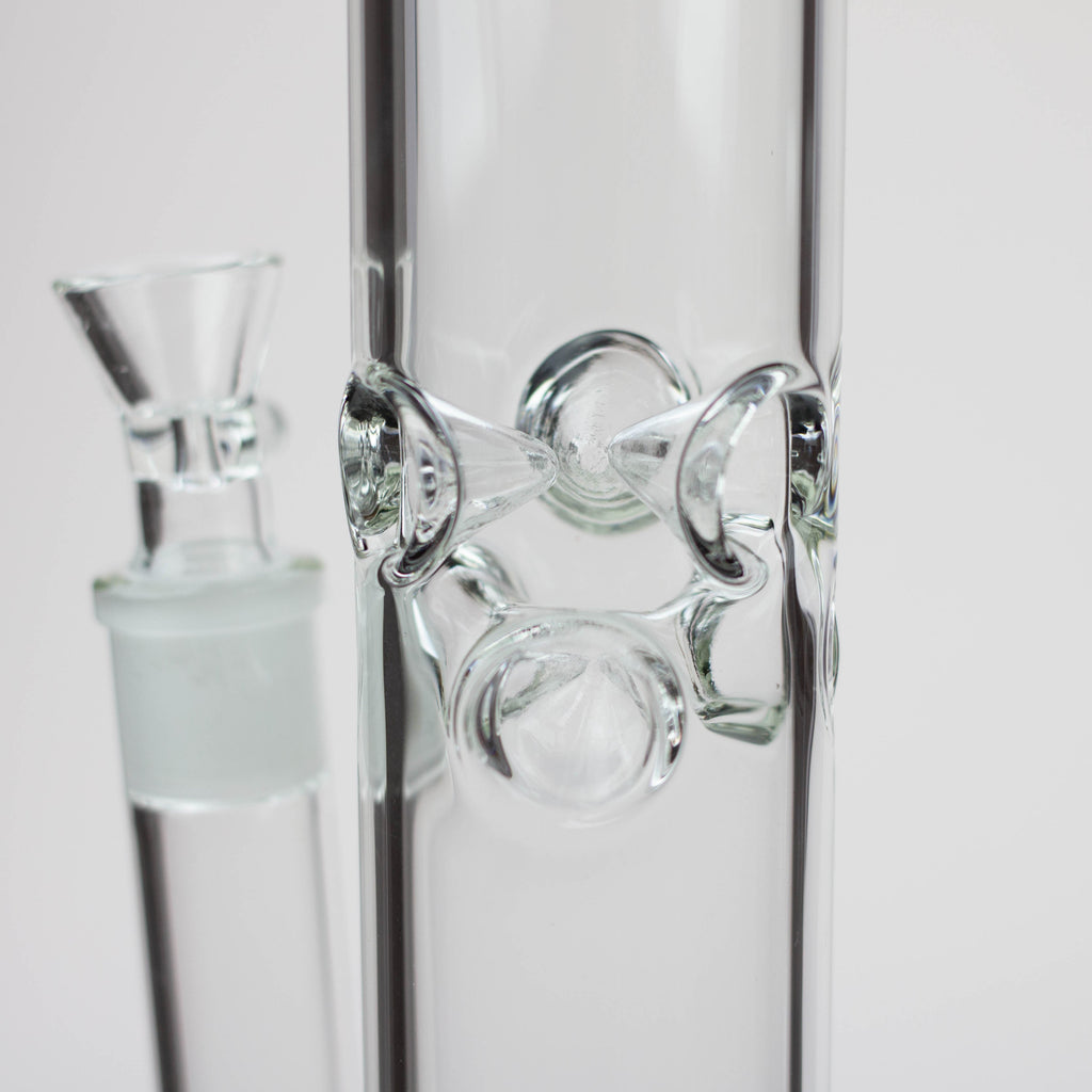 15" H2O Honeycomb diffuser Glass water bong [H2O-31]