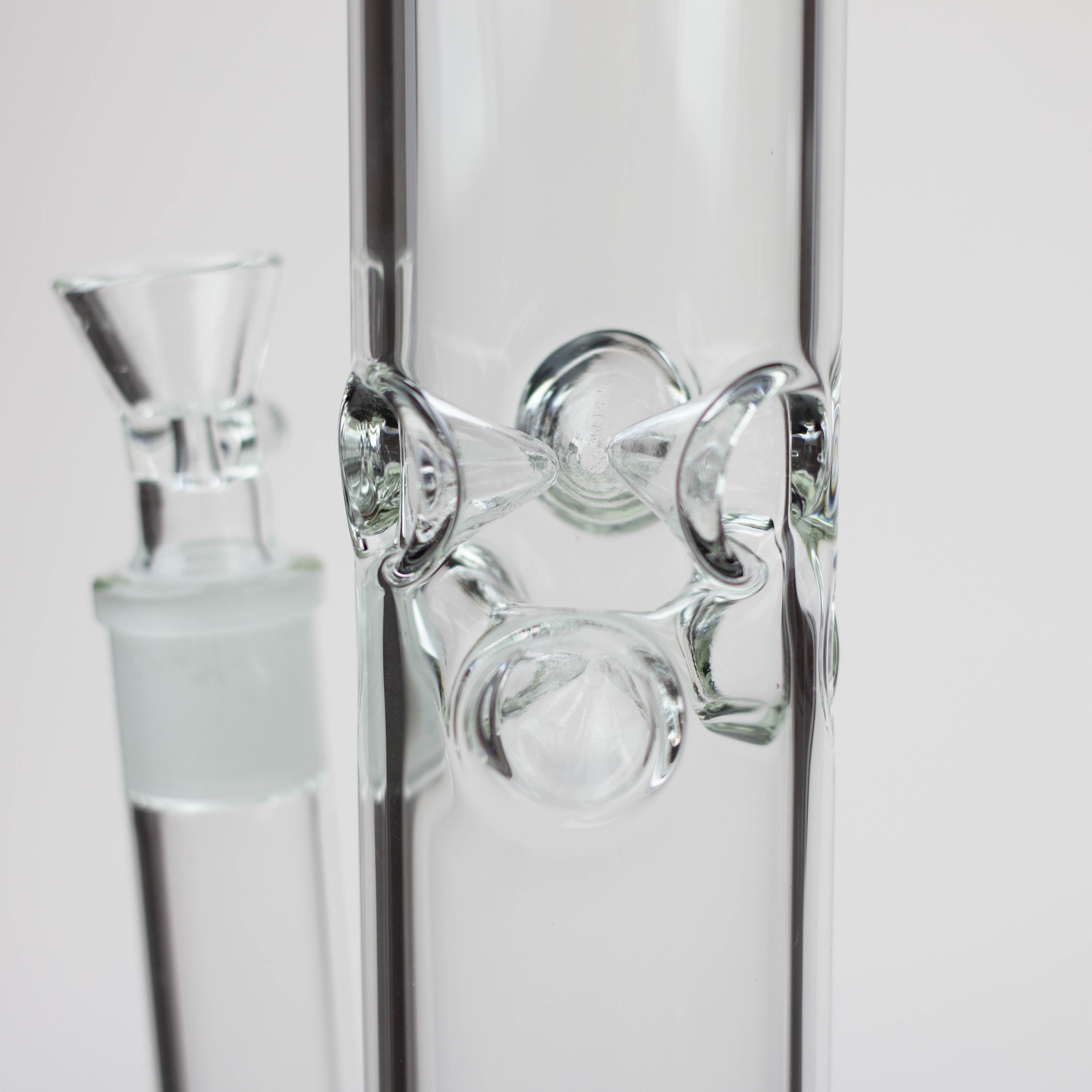 15" H2O Honeycomb diffuser Glass water bong [H2O-31]