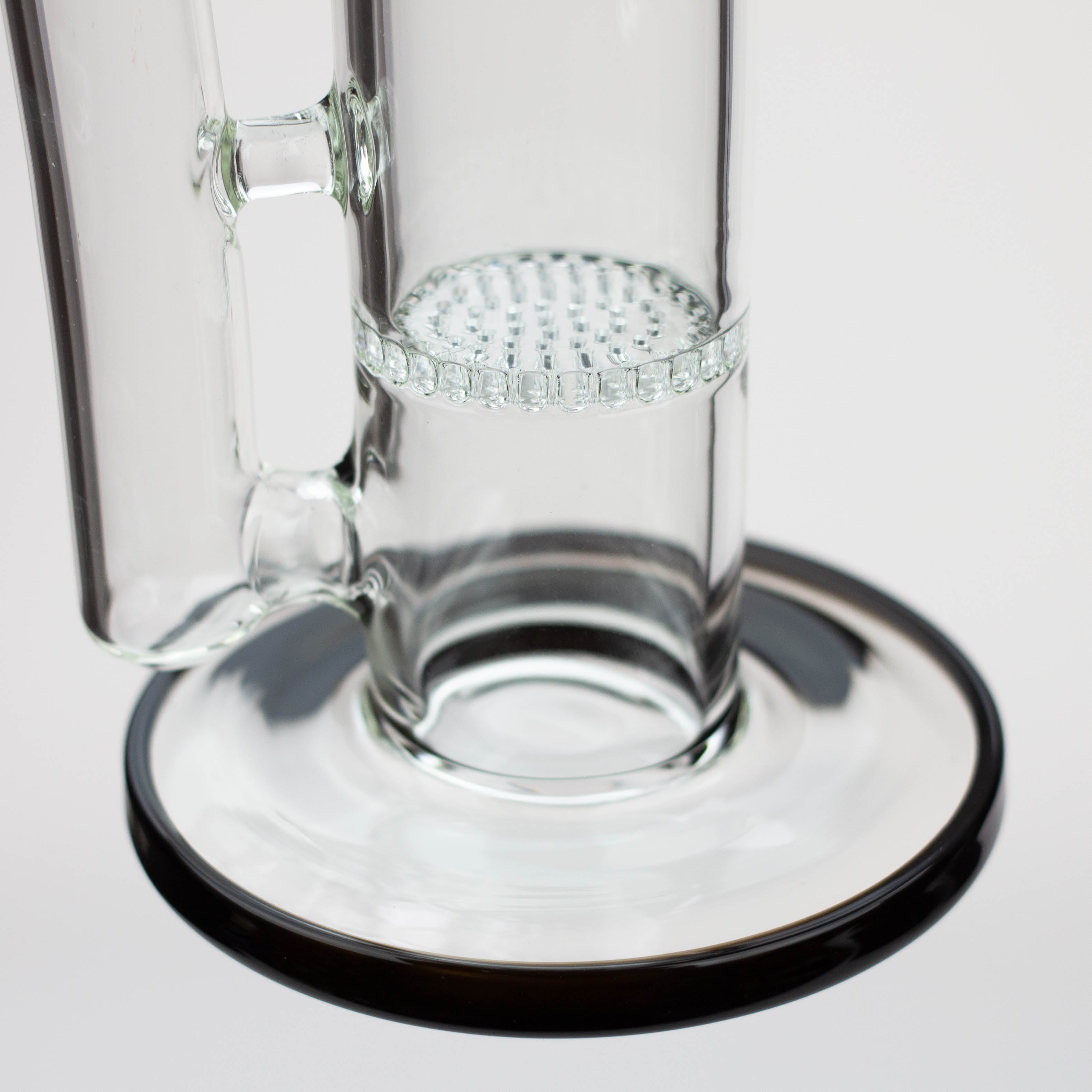 15" H2O Honeycomb diffuser Glass water bong [H2O-31]