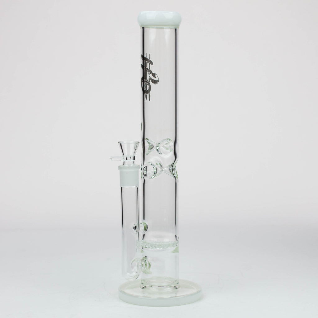 15" H2O Honeycomb diffuser Glass water bong [H2O-31]