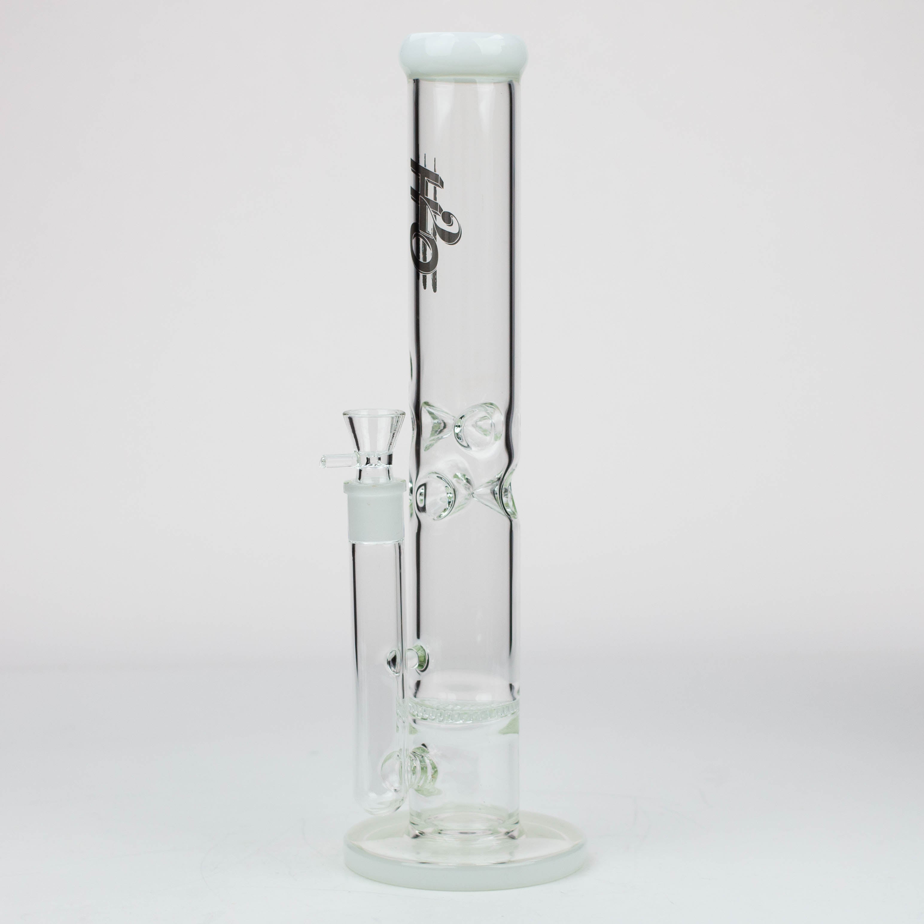 15" H2O Honeycomb diffuser Glass water bong [H2O-31]