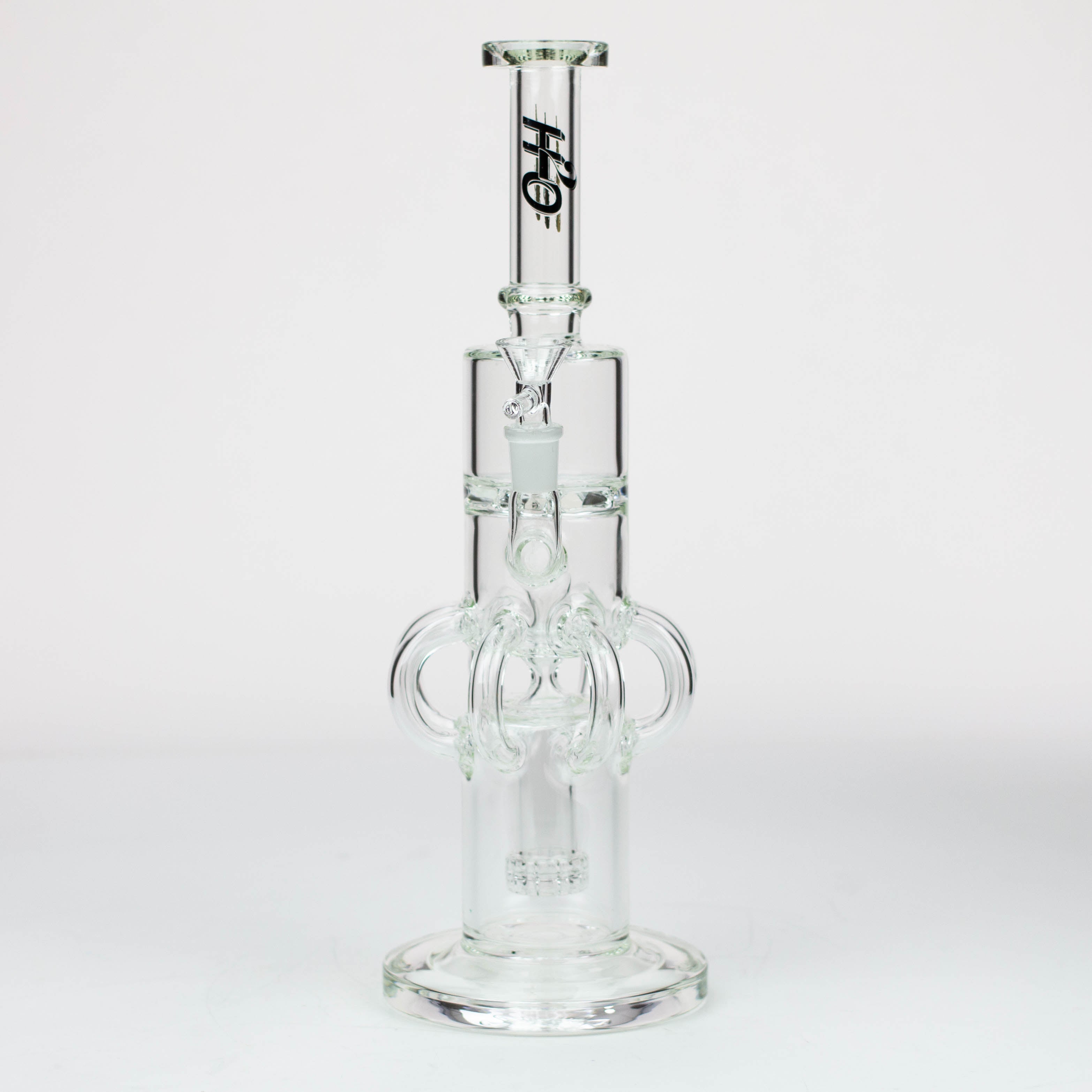 15" H2O Glass water recycle bong [H2O-32]