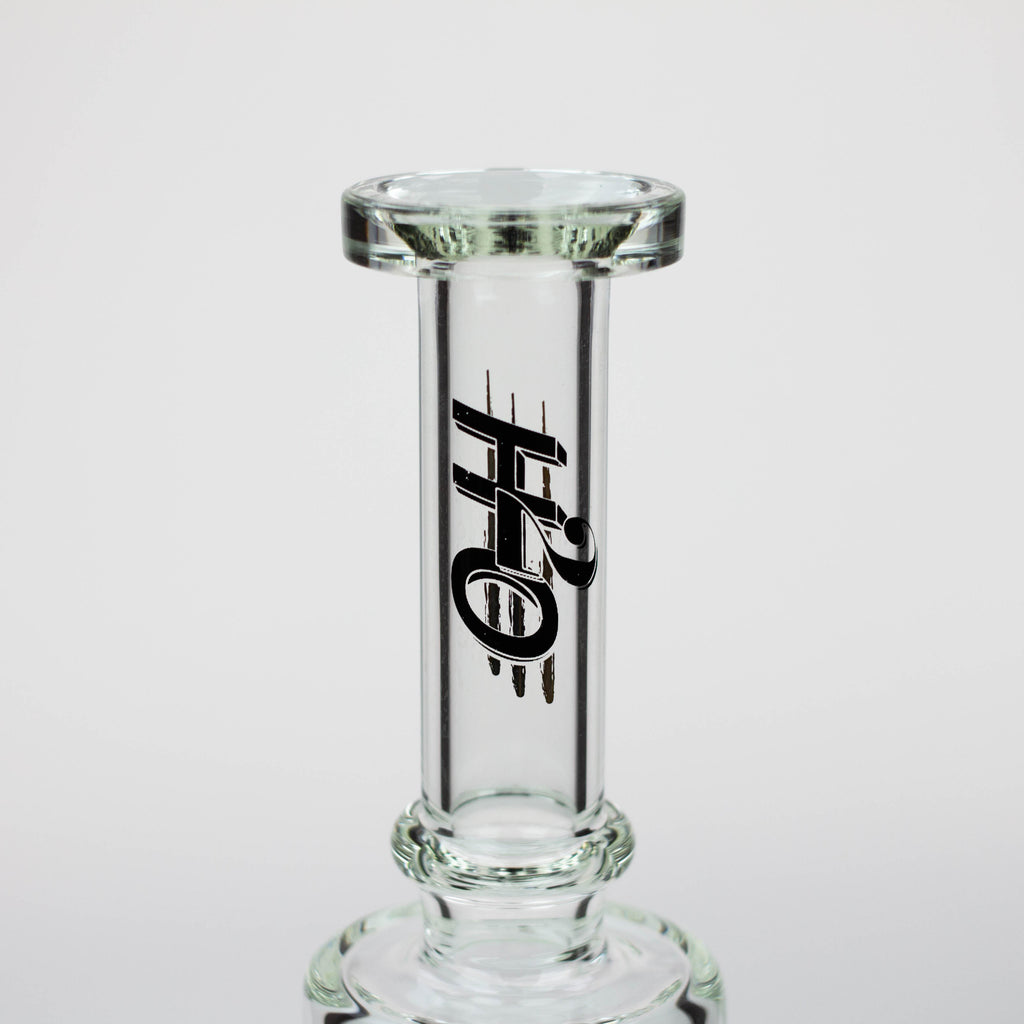 15" H2O Glass water recycle bong [H2O-32]