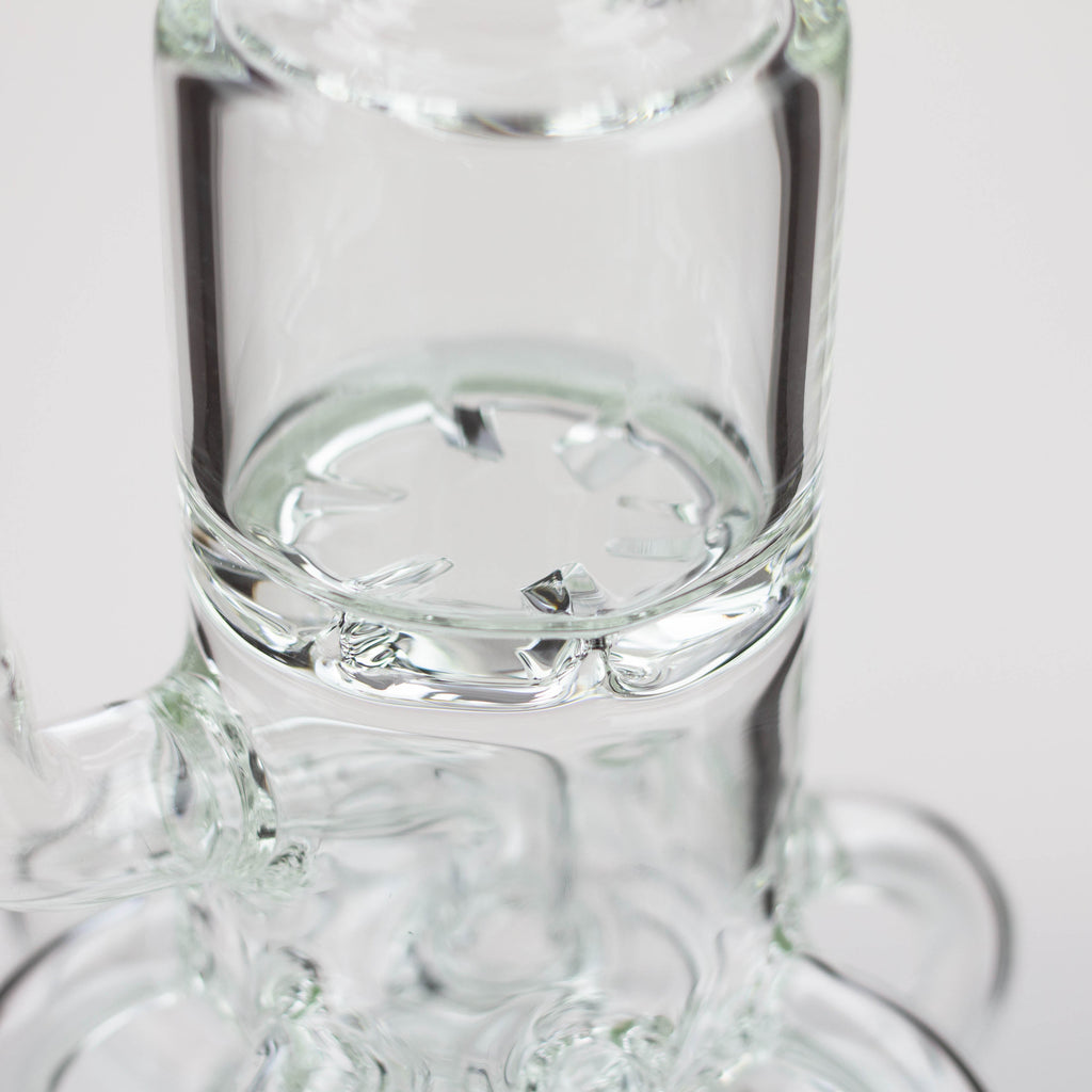 15" H2O Glass water recycle bong [H2O-32]