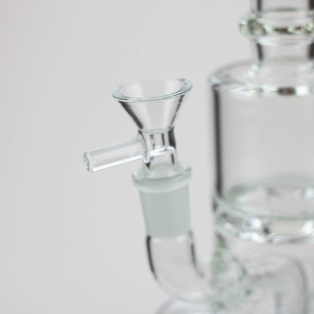 15" H2O Glass water recycle bong [H2O-32]