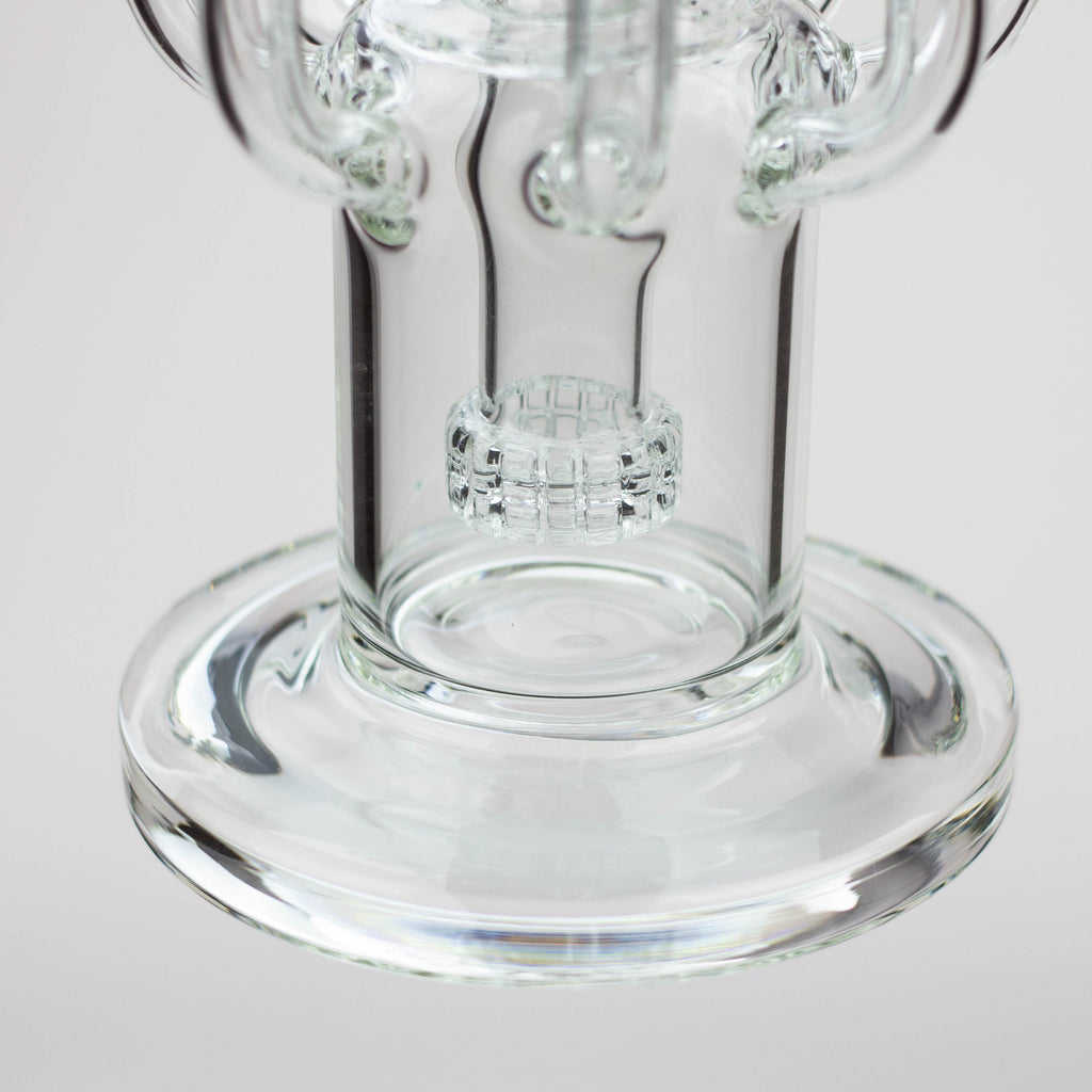 15" H2O Glass water recycle bong [H2O-32]