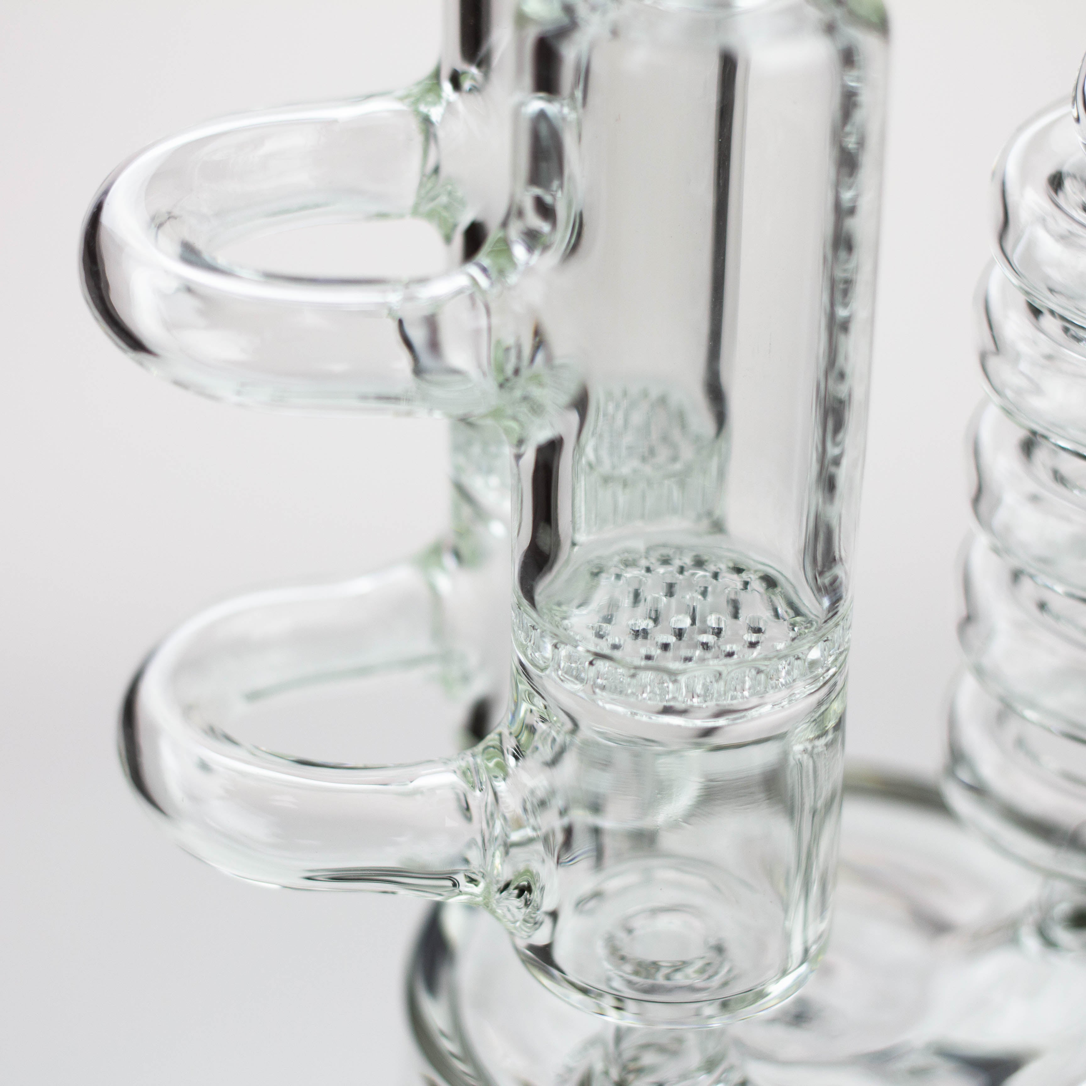 12" H2O Coil Glass water recycle bong [H2O-18]