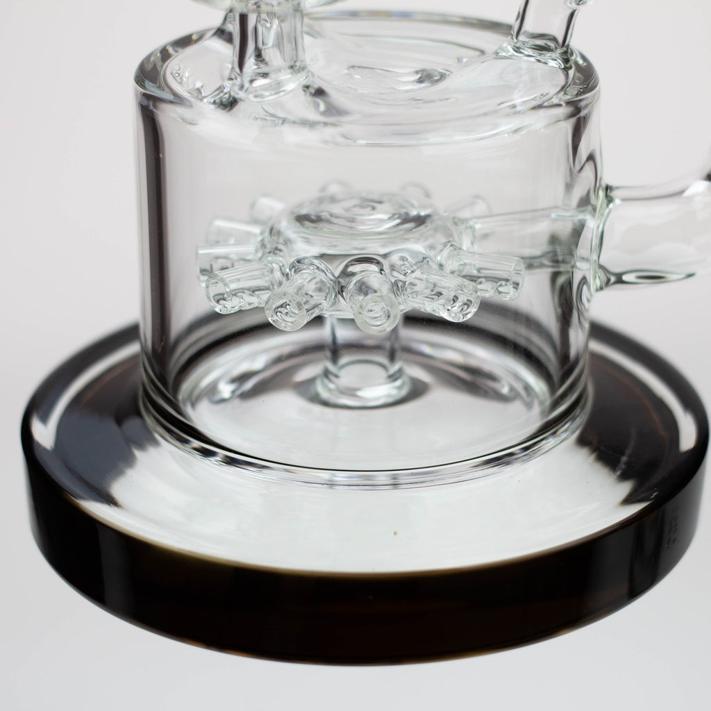 12" H2O Coil Glass water recycle bong [H2O-18]