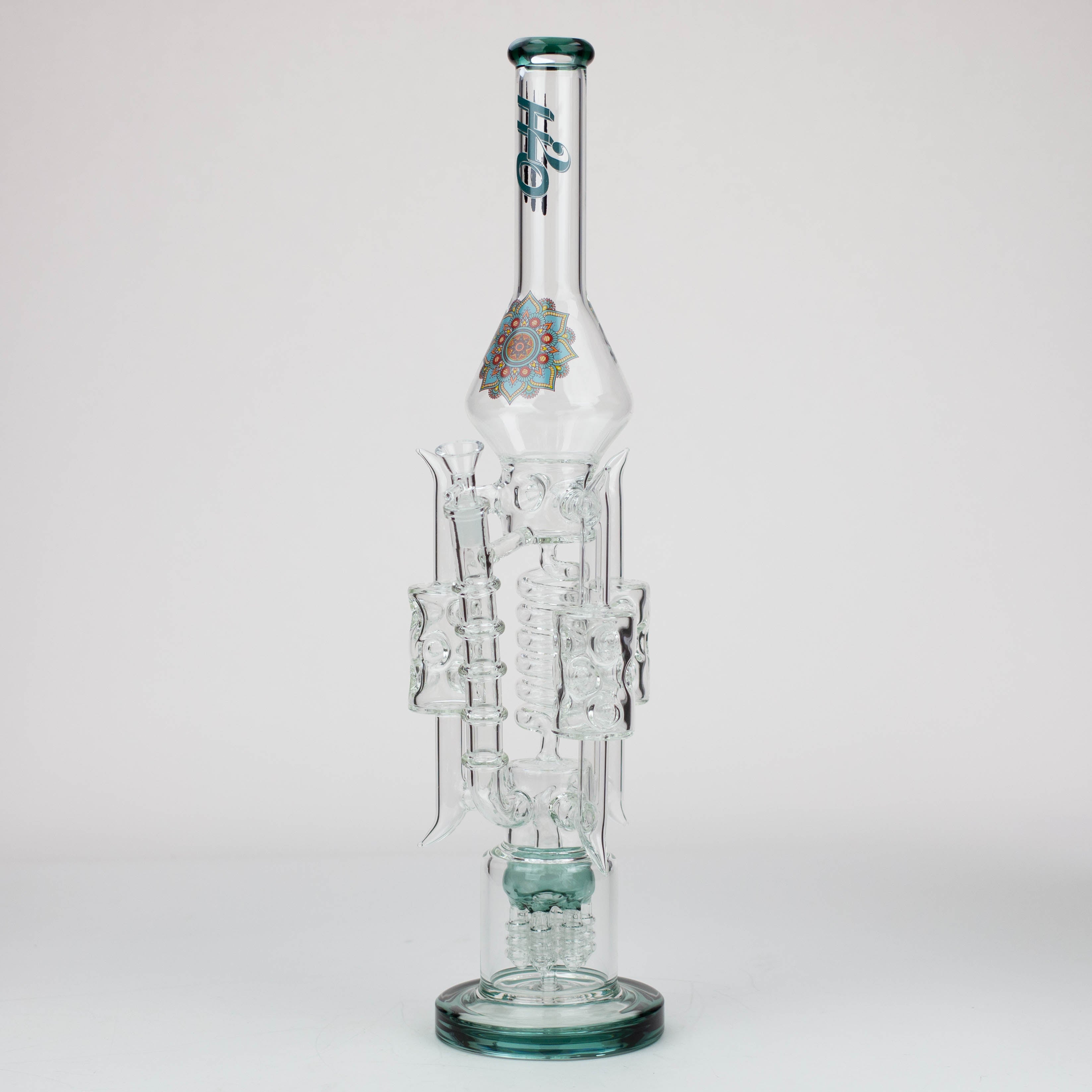 21" H2O Coil Glass water recycle bong [H2O-19]