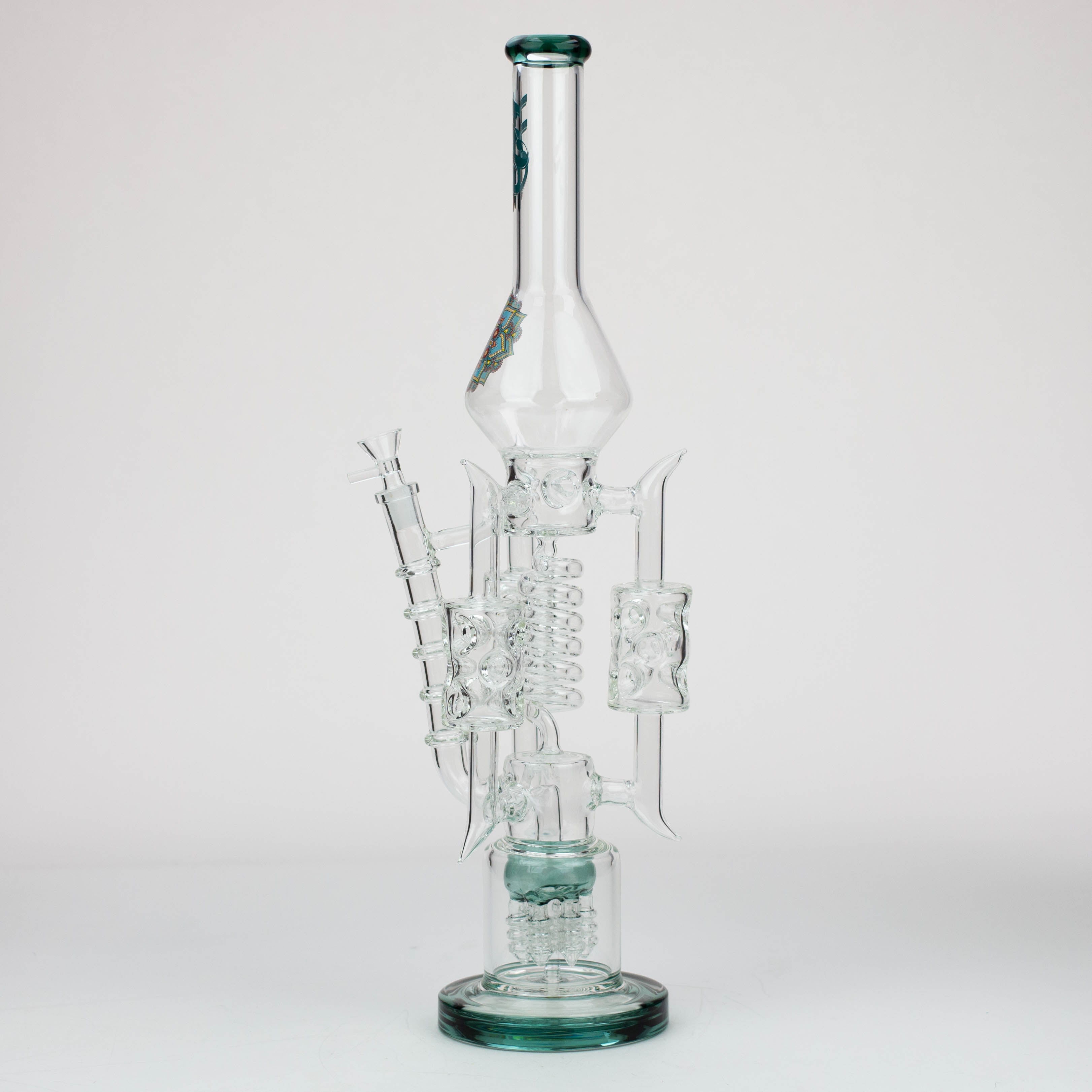 21" H2O Coil Glass water recycle bong [H2O-19]
