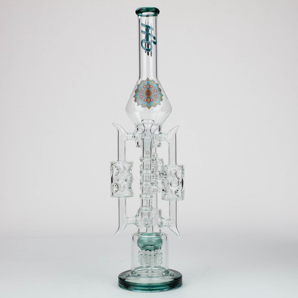 21" H2O Coil Glass water recycle bong [H2O-19]