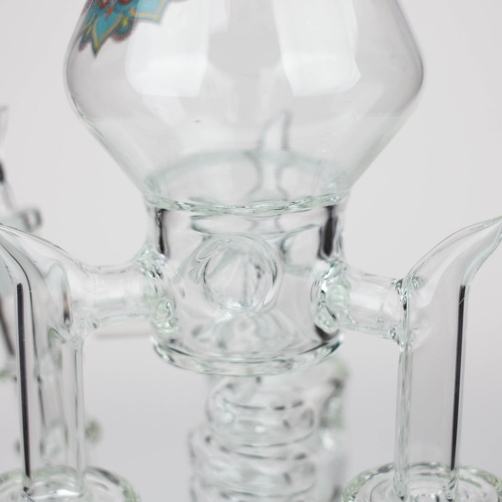 21" H2O Coil Glass water recycle bong [H2O-19]