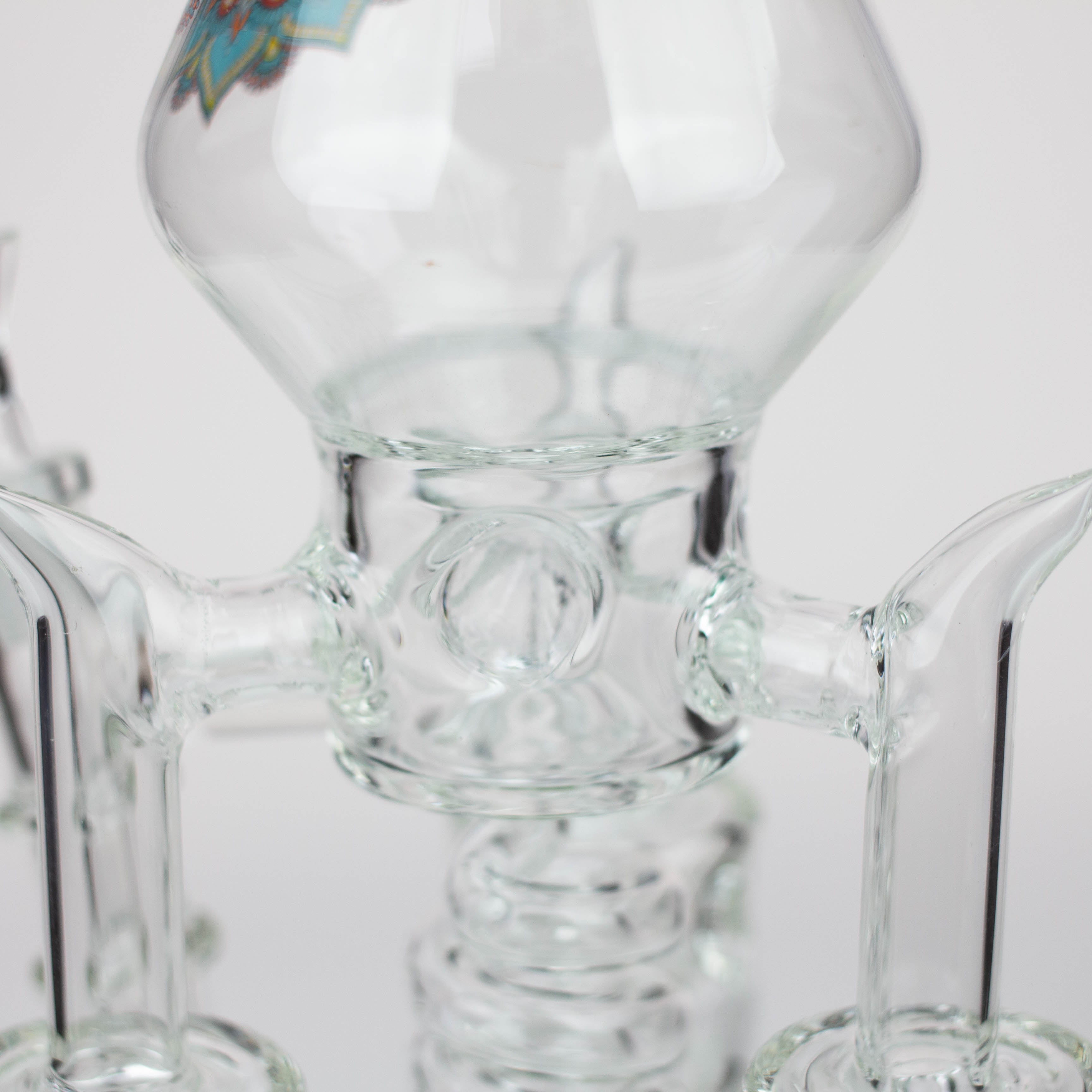 21" H2O Coil Glass water recycle bong [H2O-19]