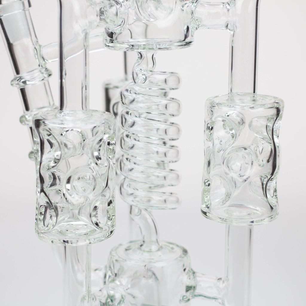 21" H2O Coil Glass water recycle bong [H2O-19]