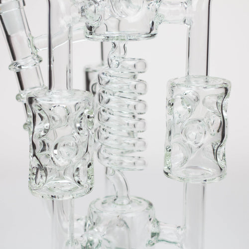21" H2O Coil Glass water recycle bong [H2O-19]