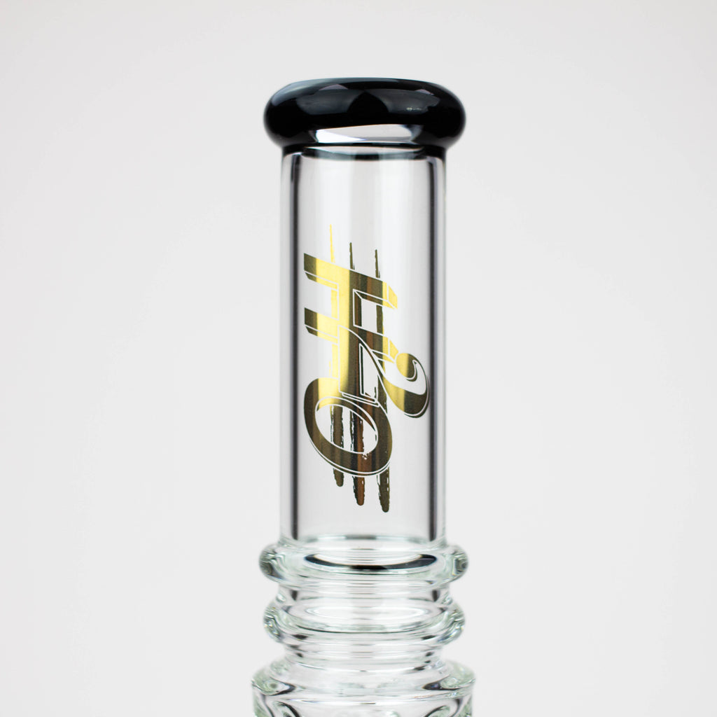 18" H2O Cone diffuser glass water bong [H2O-16]
