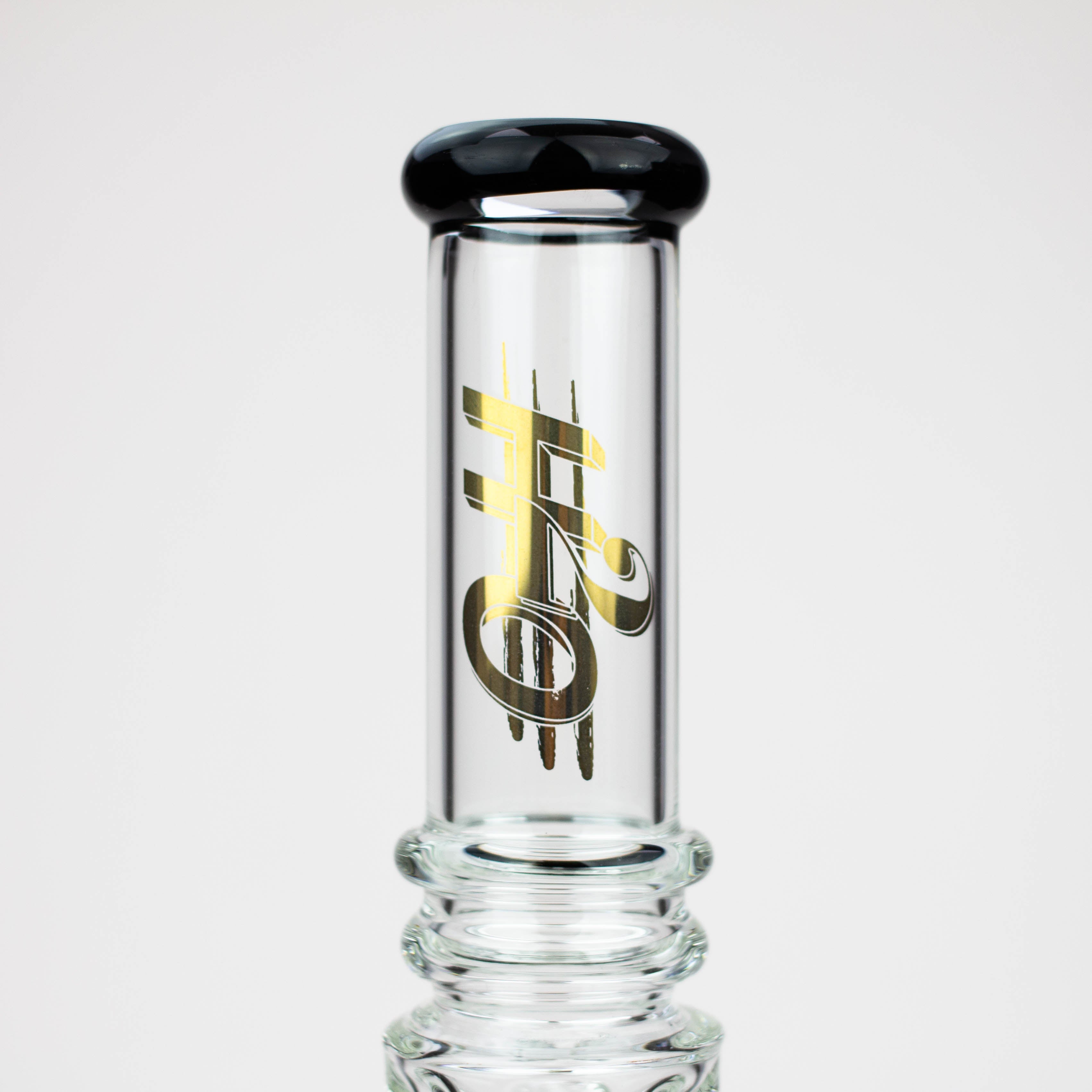 18" H2O Cone diffuser glass water bong [H2O-16]
