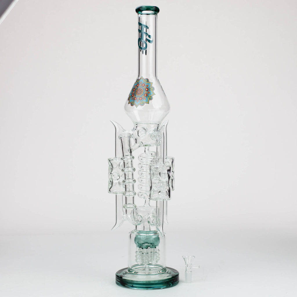 21" H2O Coil Glass water recycle bong [H2O-19]