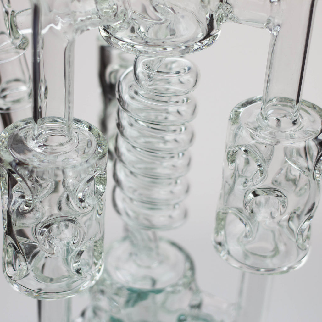 21" H2O Coil Glass water recycle bong [H2O-19]