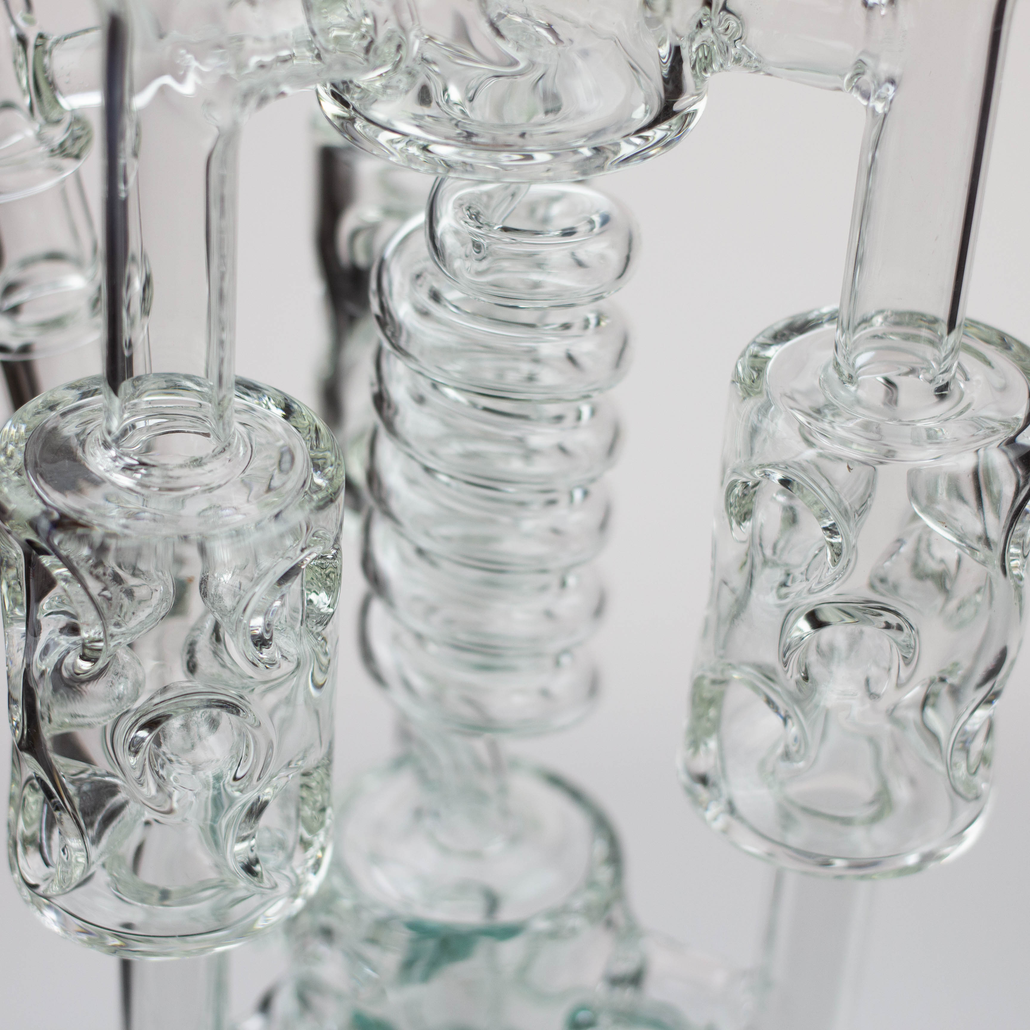 21" H2O Coil Glass water recycle bong [H2O-19]