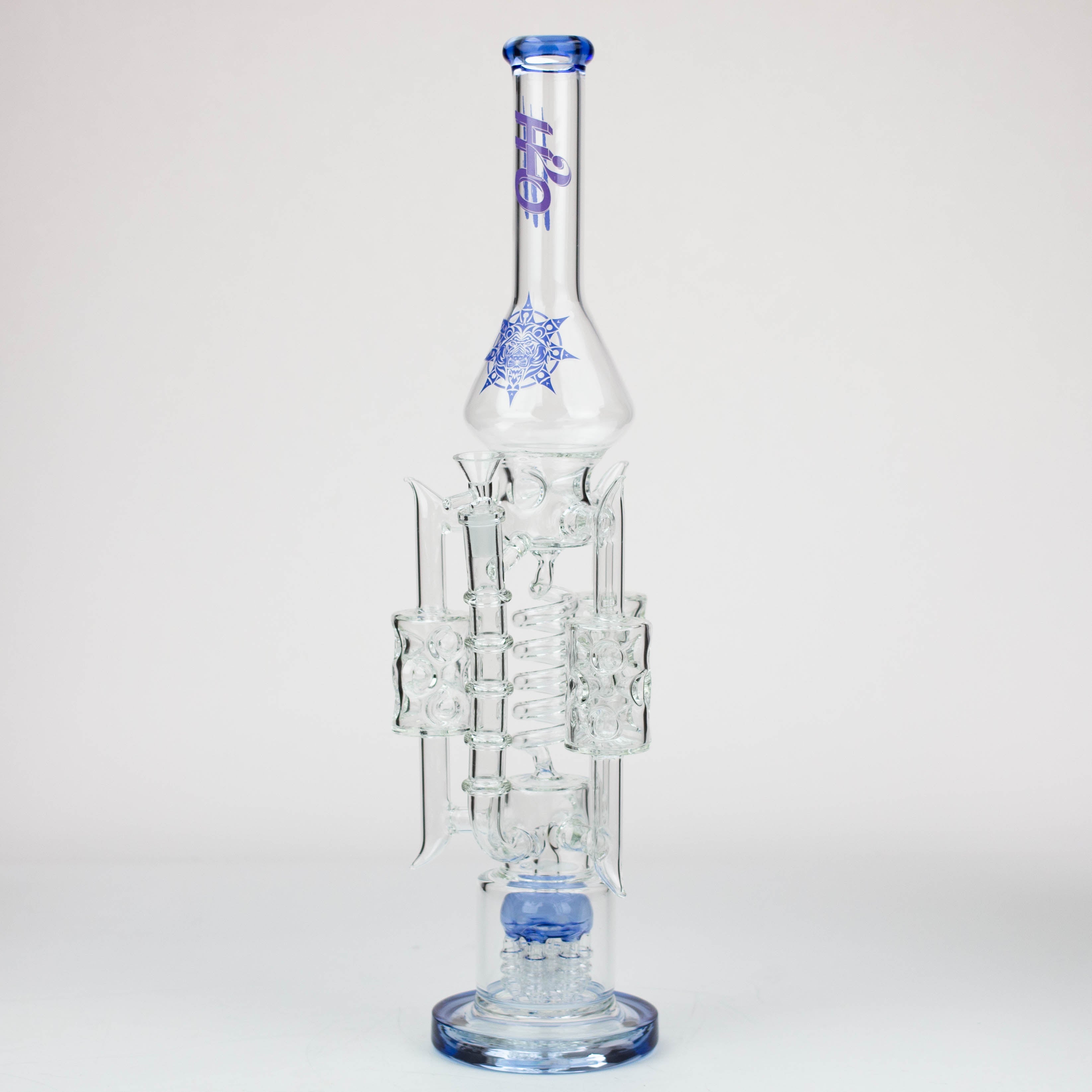21" H2O Coil Glass water recycle bong [H2O-19]