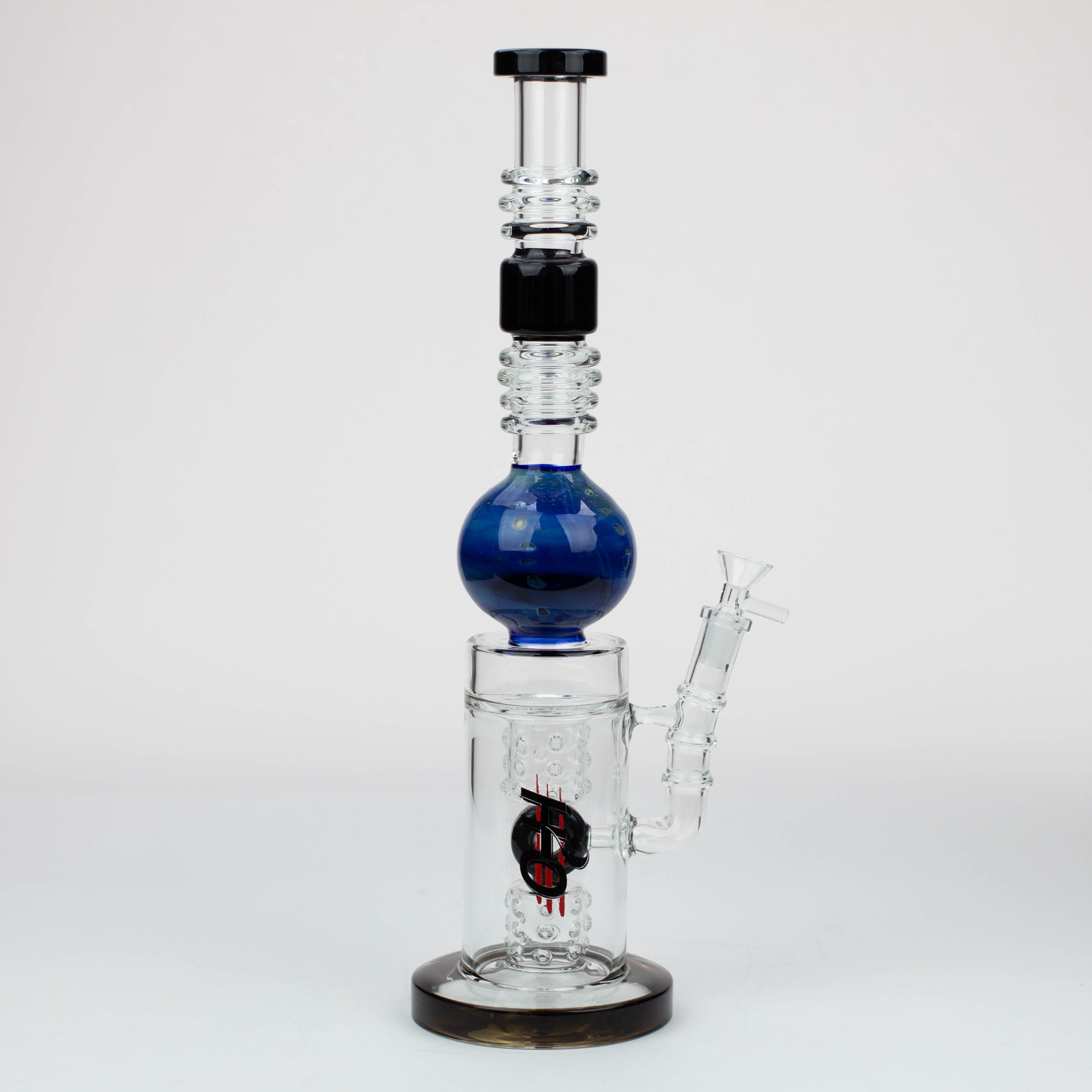 15" H2O Gold fumed sphere Glass water bong [H2O-23]