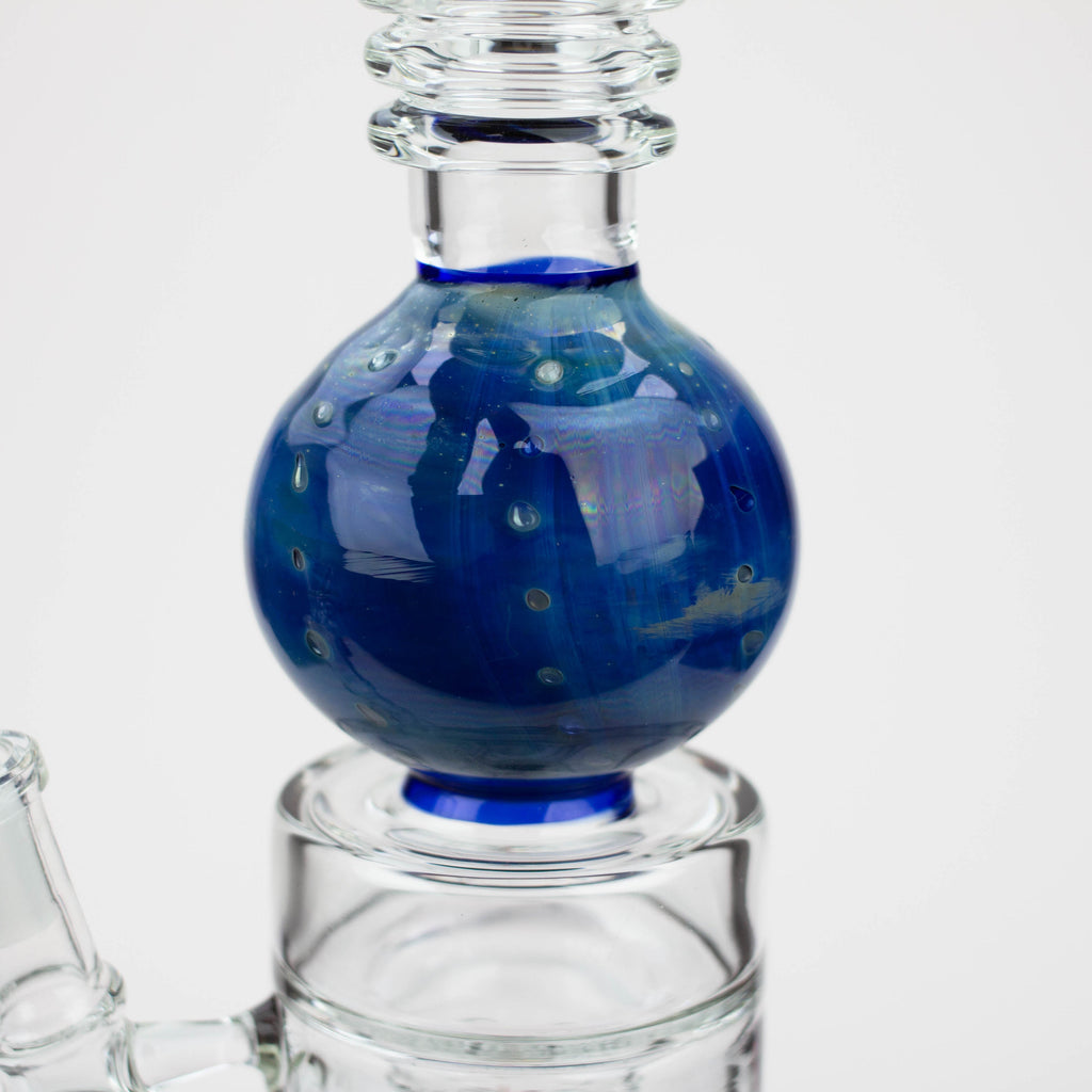 15" H2O Gold fumed sphere Glass water bong [H2O-23]
