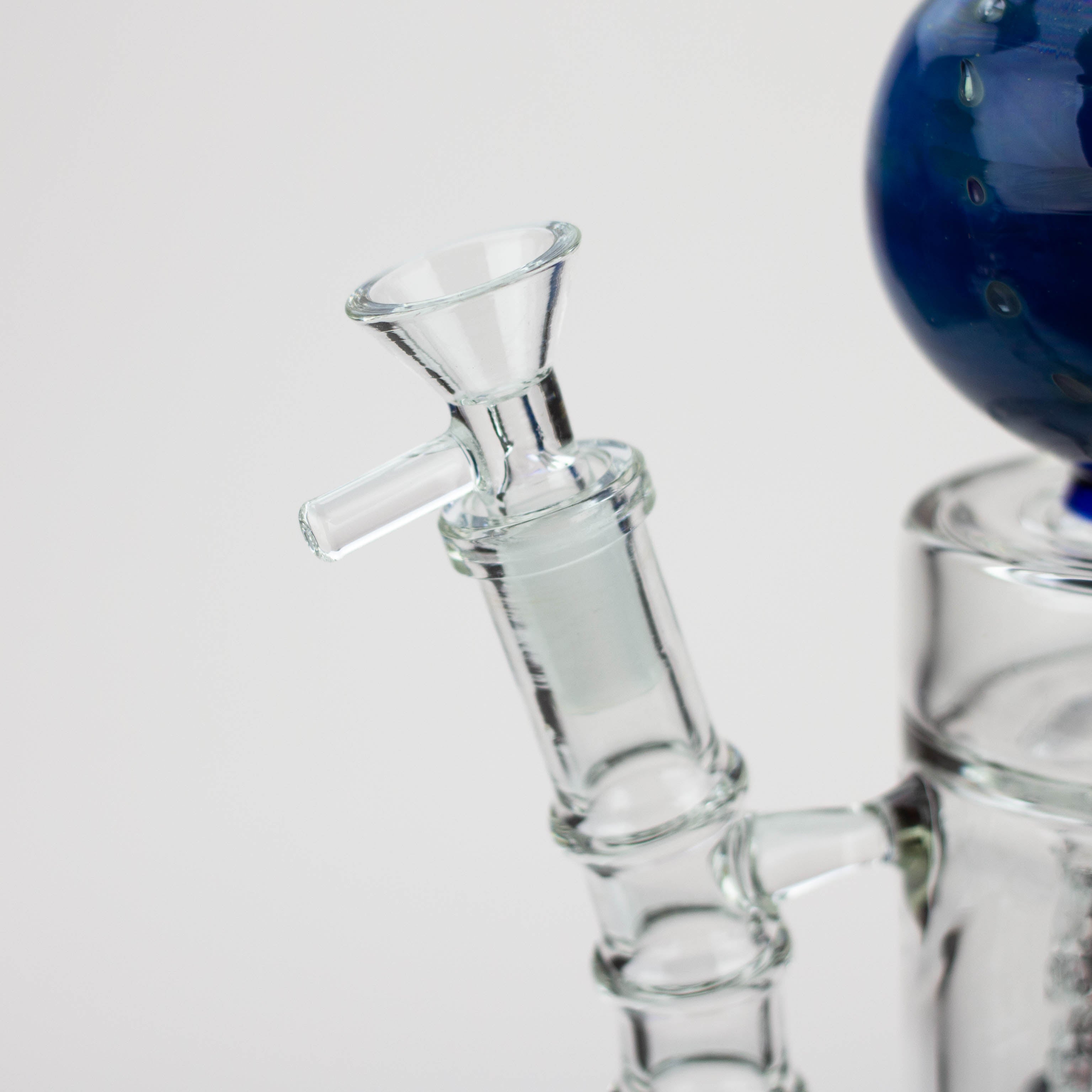 15" H2O Gold fumed sphere Glass water bong [H2O-23]