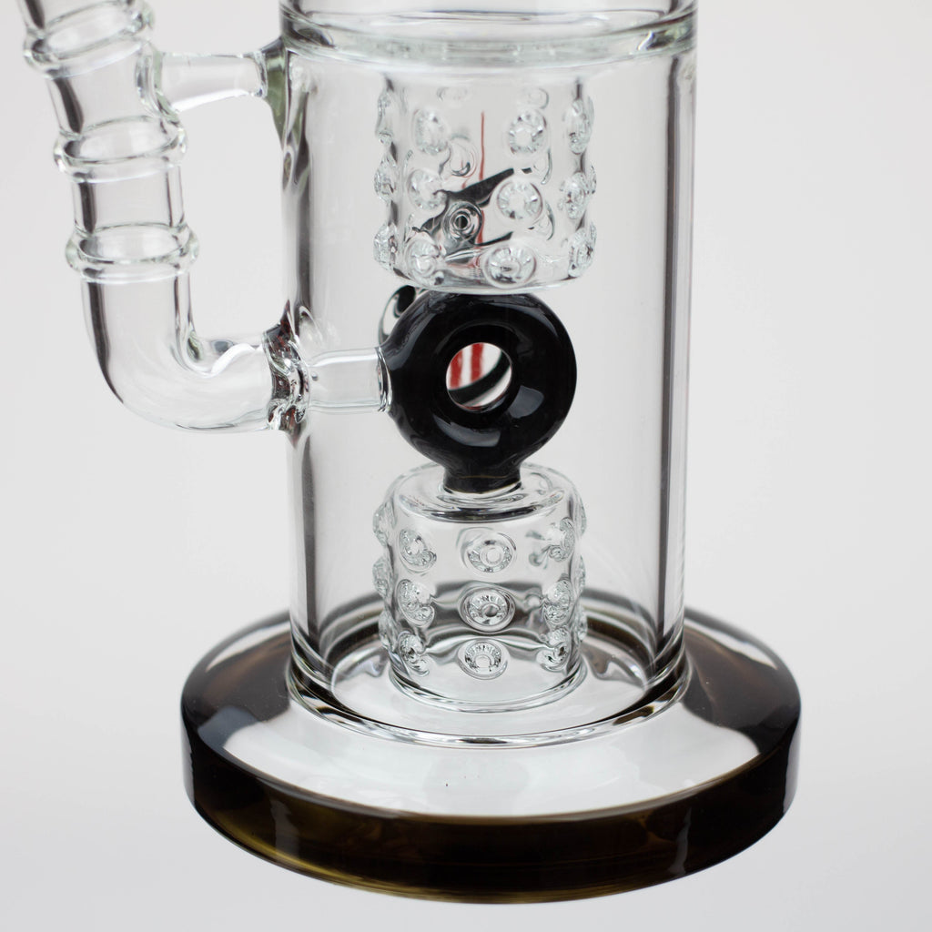 15" H2O Gold fumed sphere Glass water bong [H2O-23]