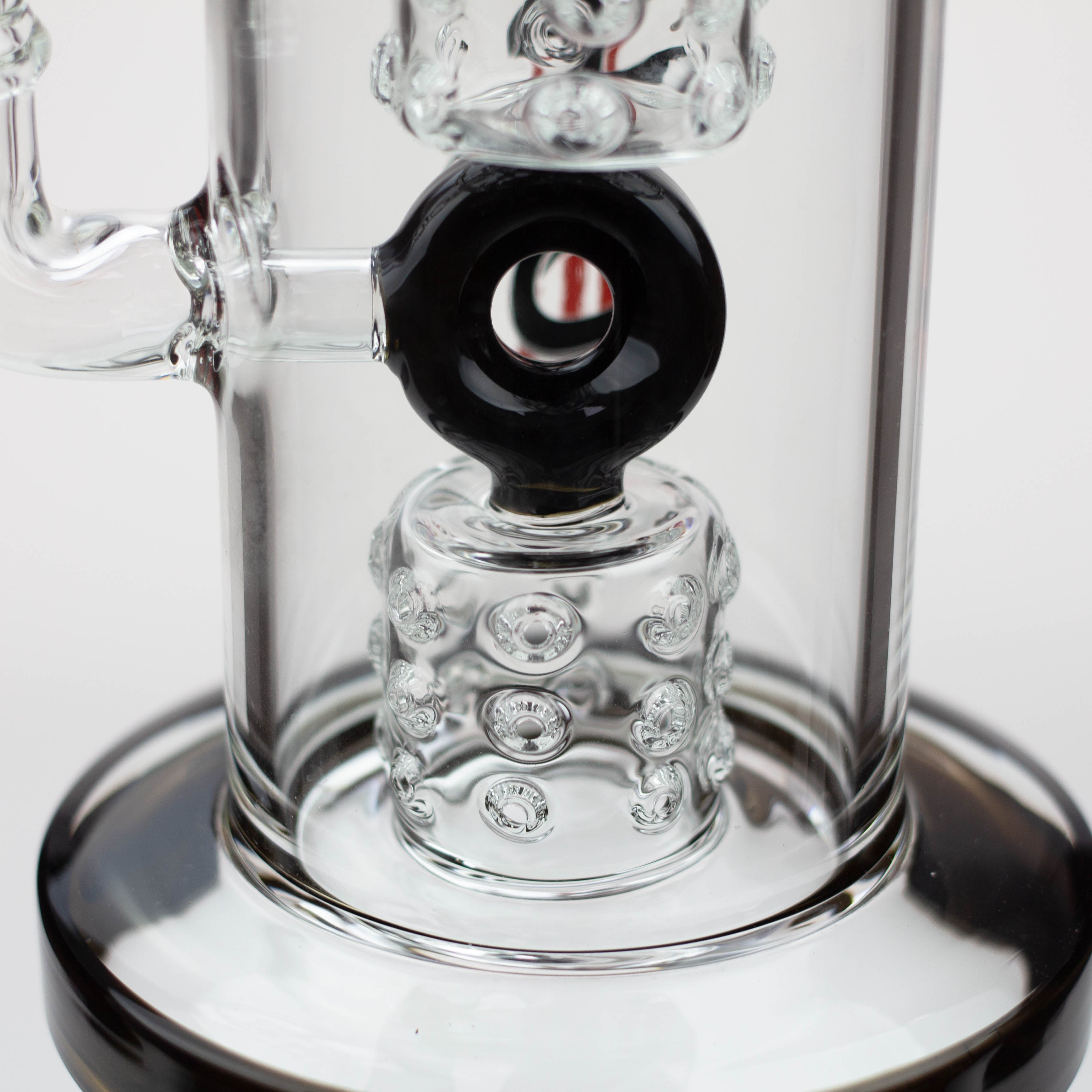 15" H2O Gold fumed sphere Glass water bong [H2O-23]