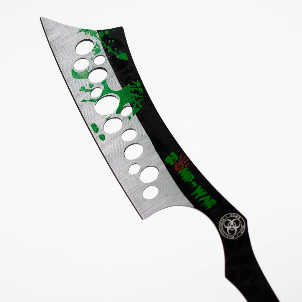 Set of 3  Zombie-War Throwing Knives with Sheath [8188]