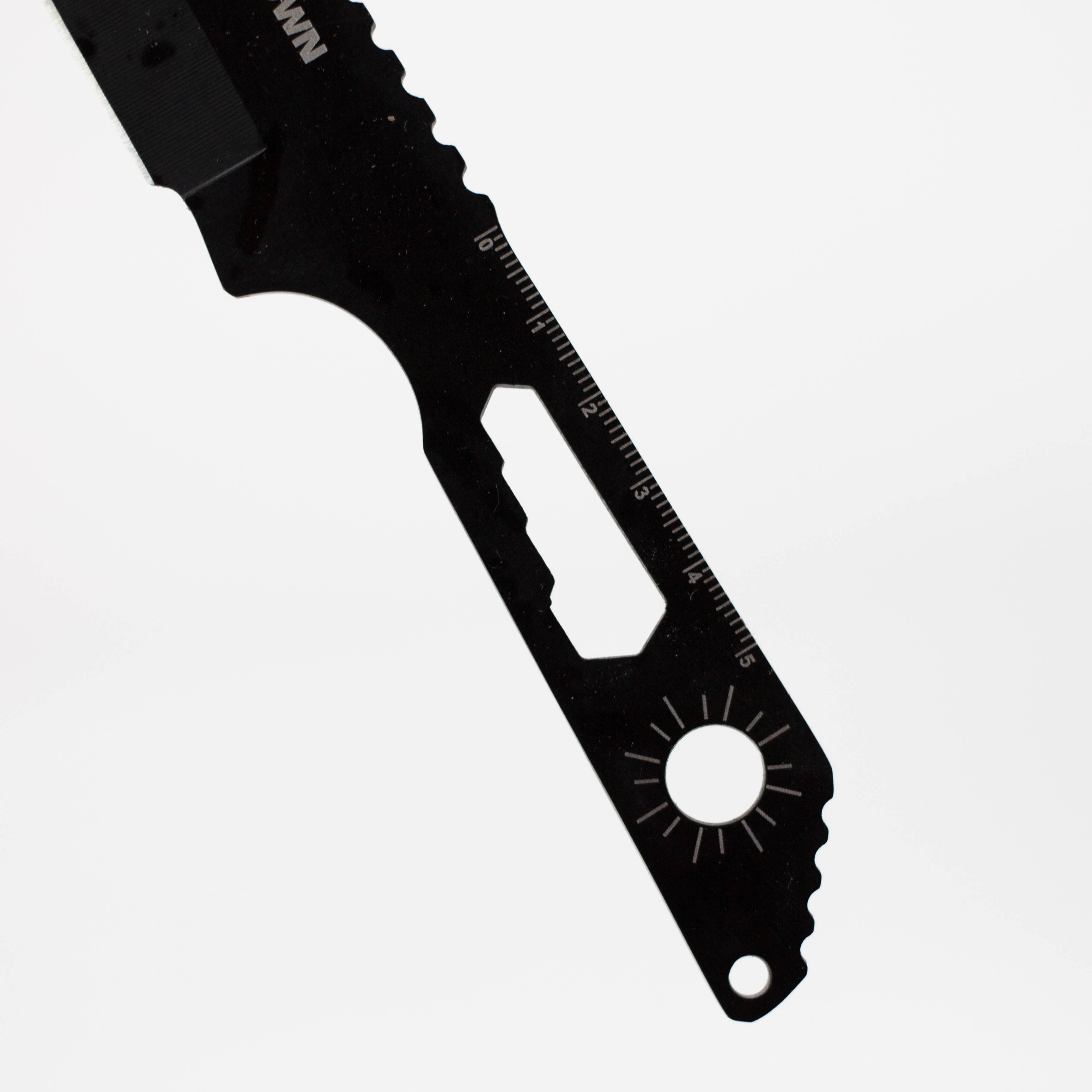 8" Three Piece  Hunt Down Black Throwing Knife Set With Fish Hook  [9569]