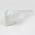 5" GLASS PIPE-SKULL [AC238]