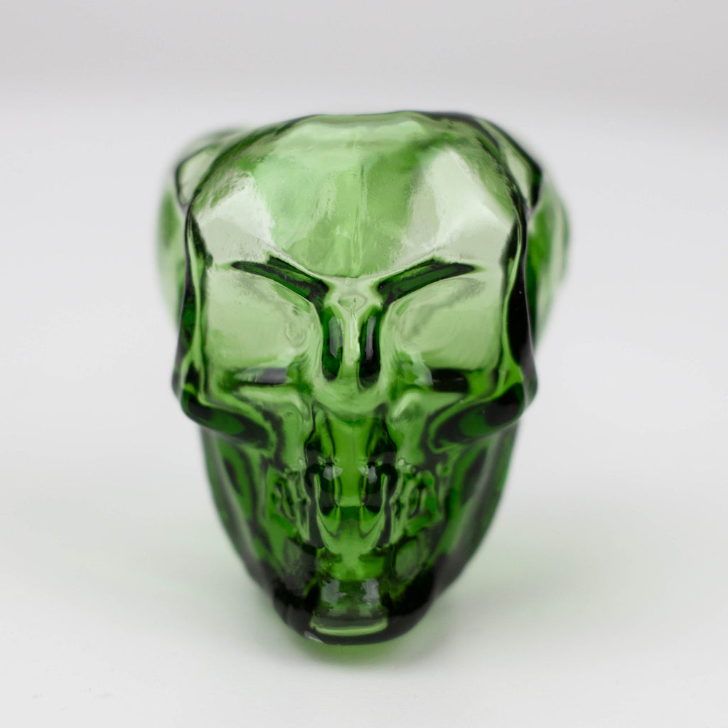 5" GLASS PIPE-SKULL [AC238]
