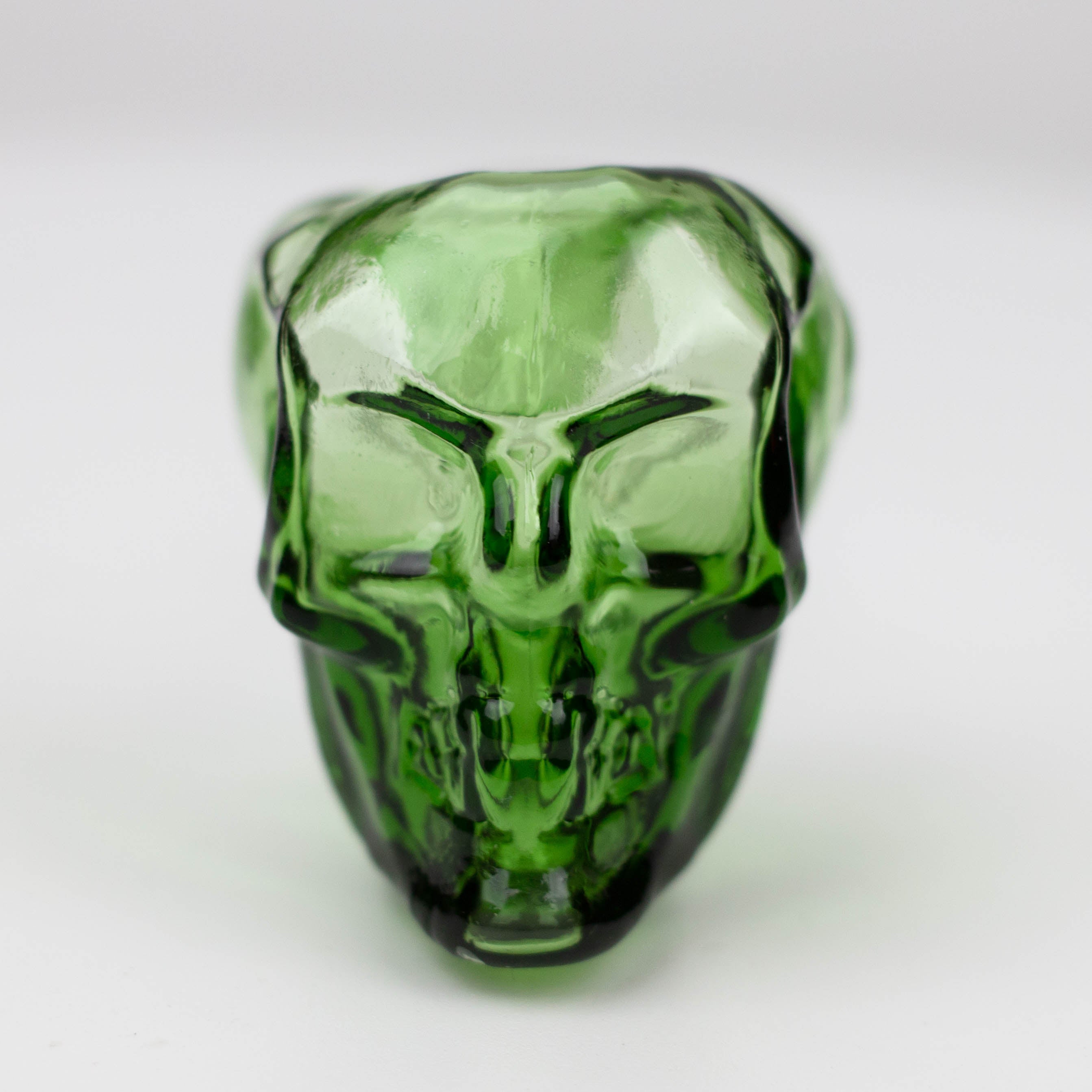 5" GLASS PIPE-SKULL [AC238]