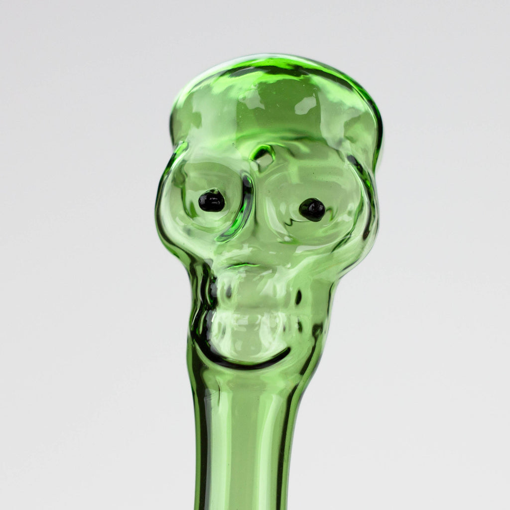 4" GLASS PIPE-SKULL [GP03]