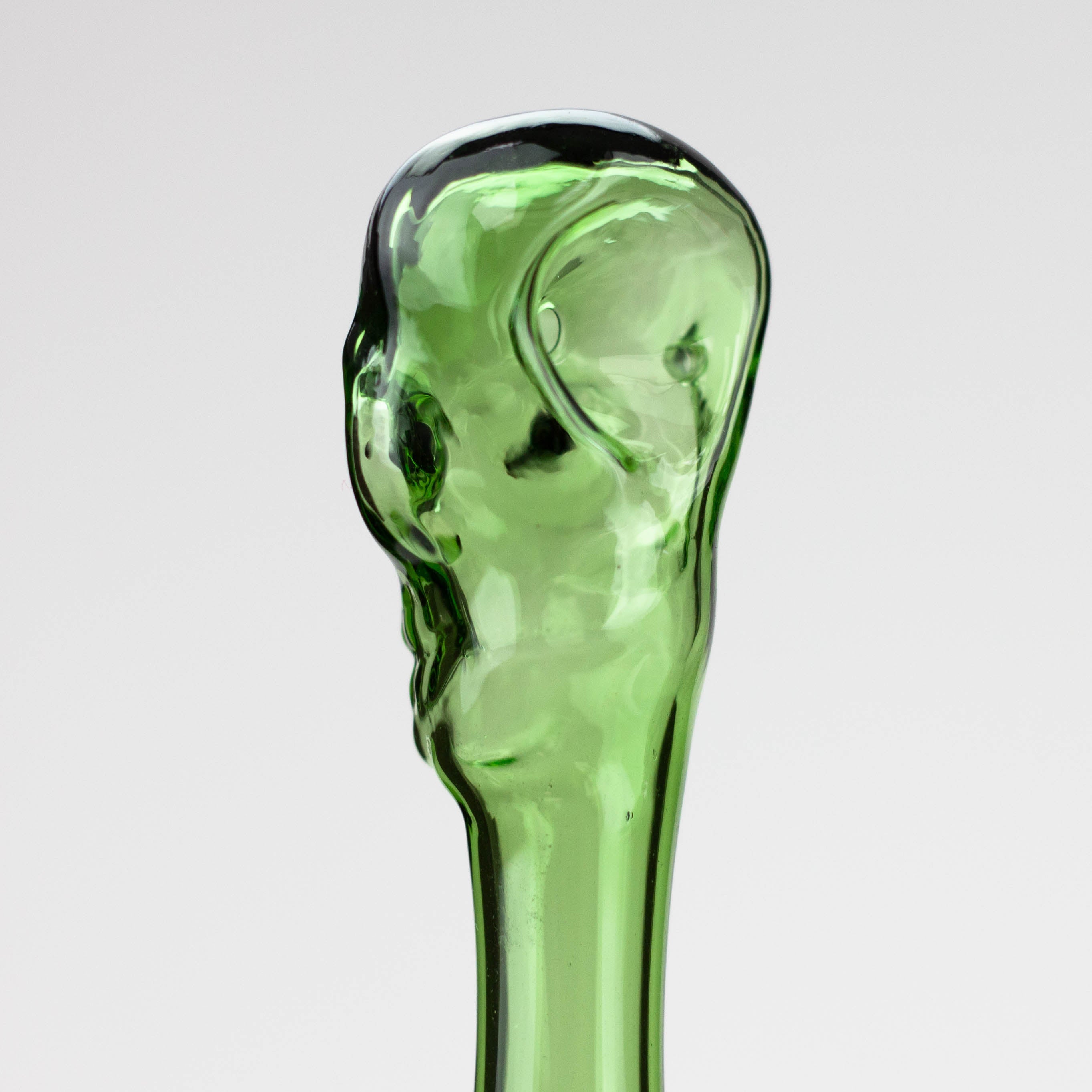 4" GLASS PIPE-SKULL [GP03]