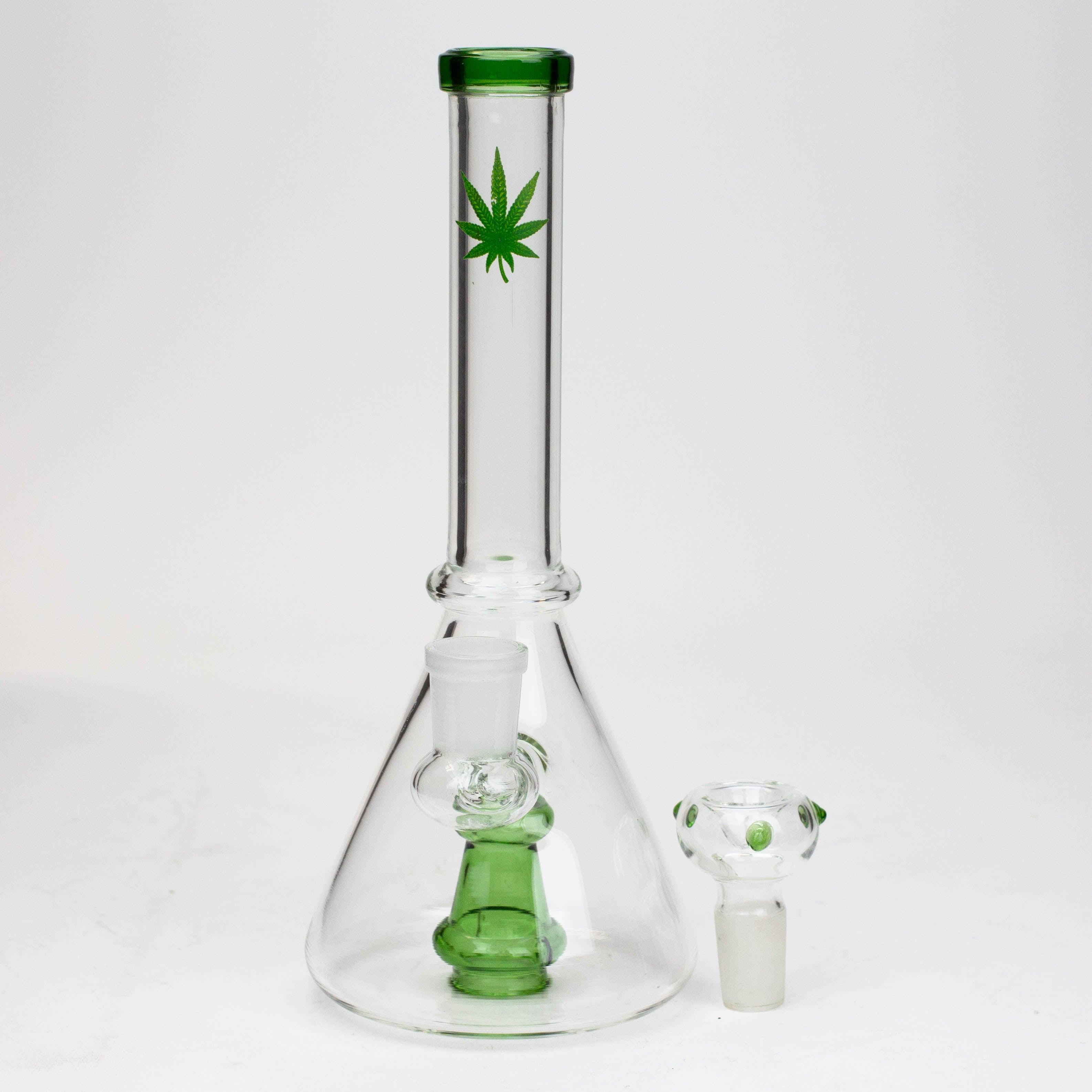 10" Cone diffuser glass bong