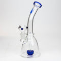 10" bent neck tire diffuser glass bong