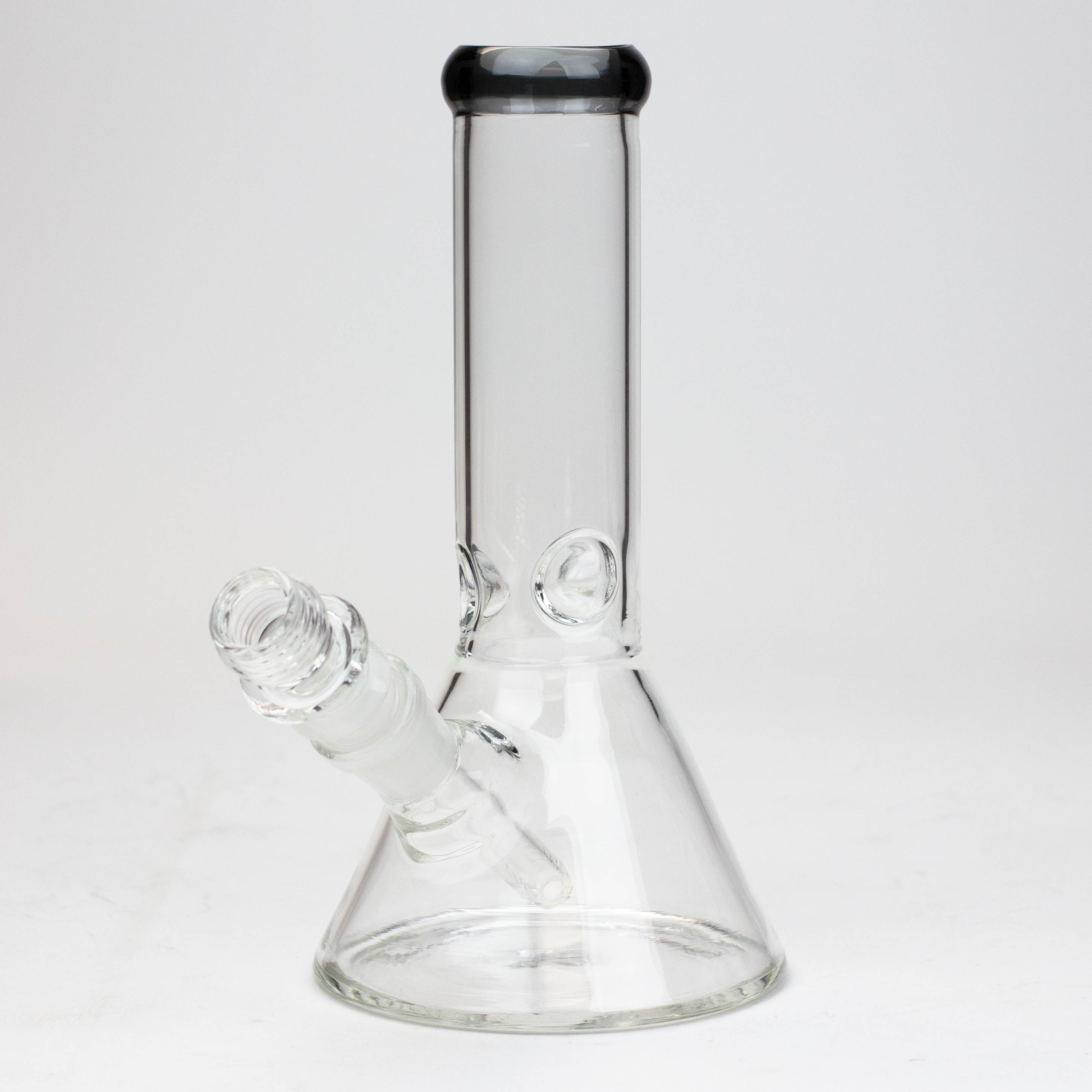 8" Classic beaker glass water bong