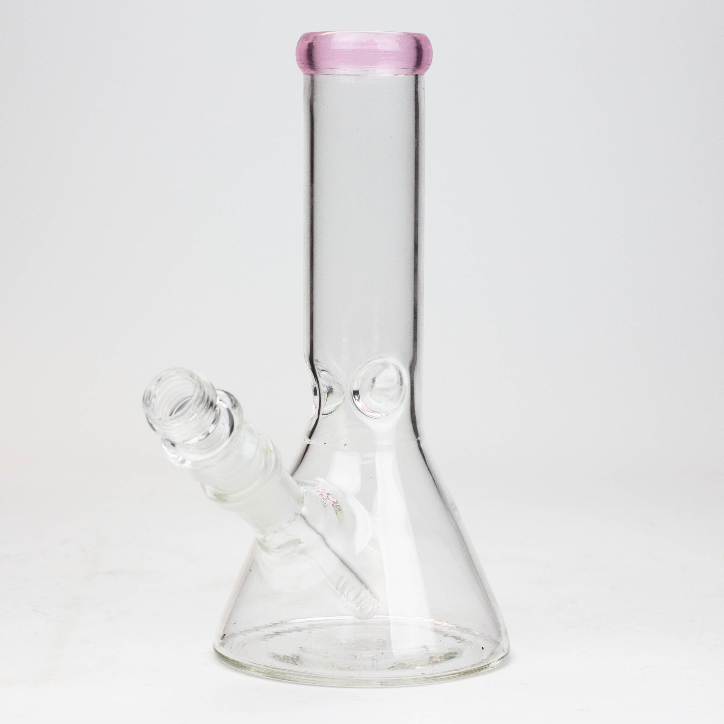 8" Classic beaker glass water bong