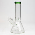 8" Classic beaker glass water bong