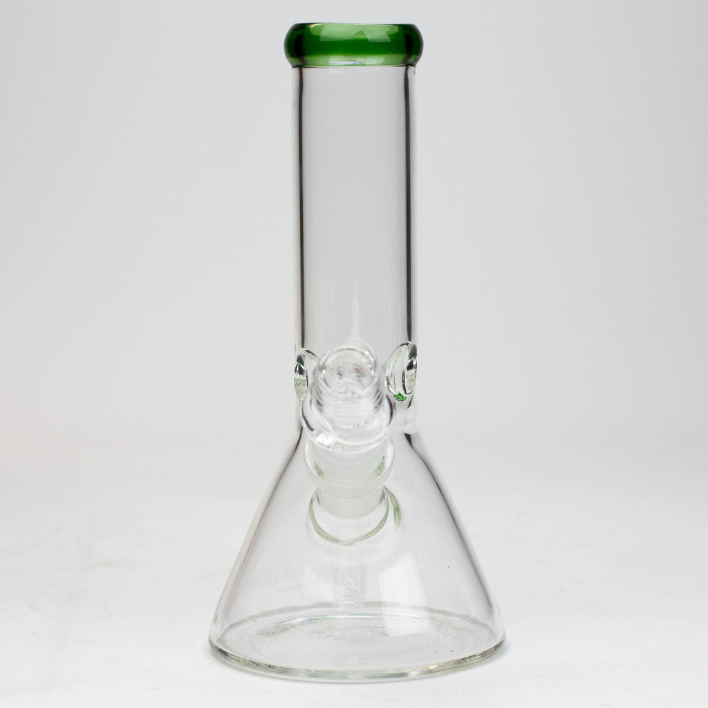 8" Classic beaker glass water bong