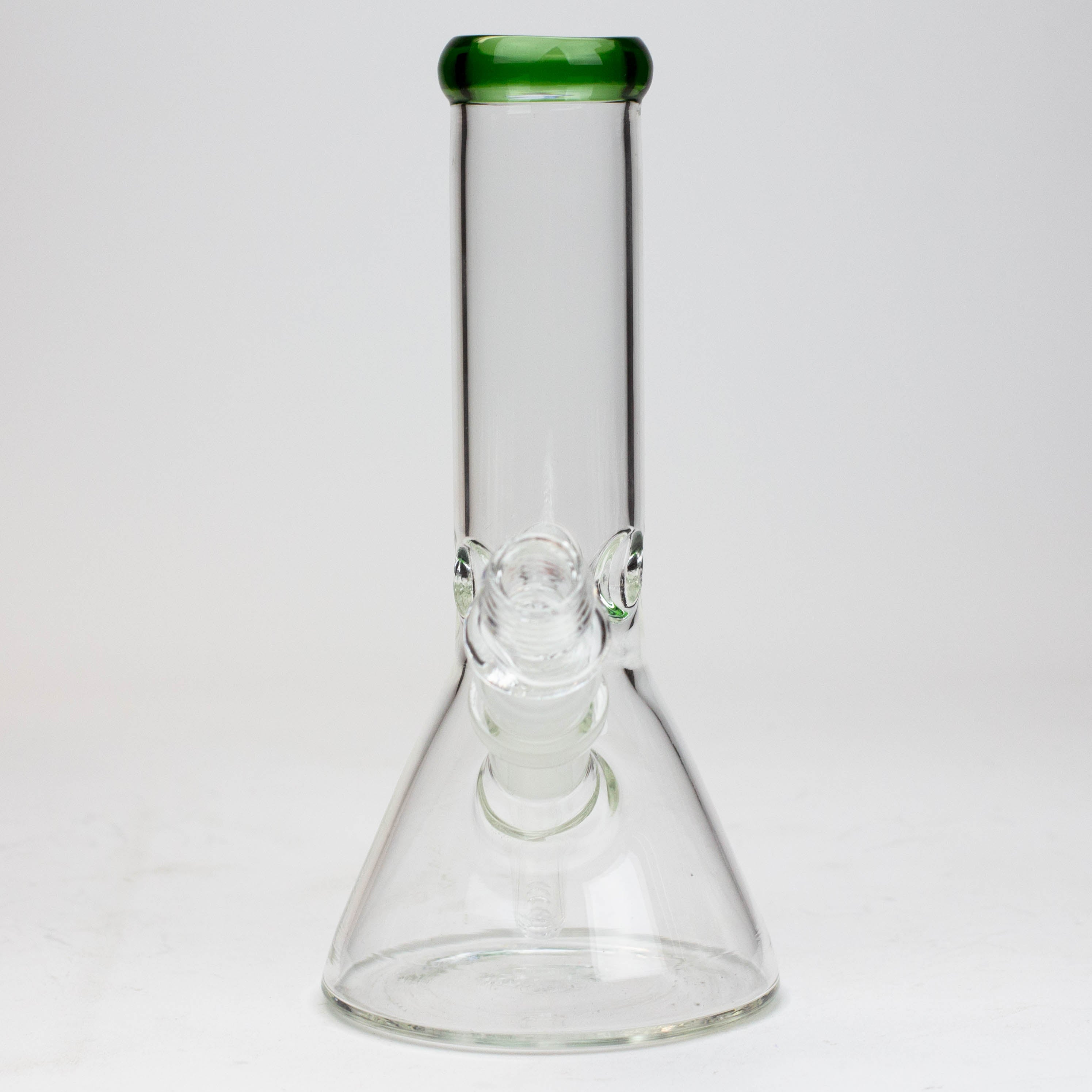 8" Classic beaker glass water bong