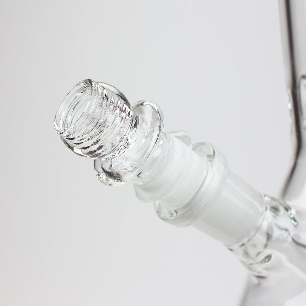 8" Classic beaker glass water bong
