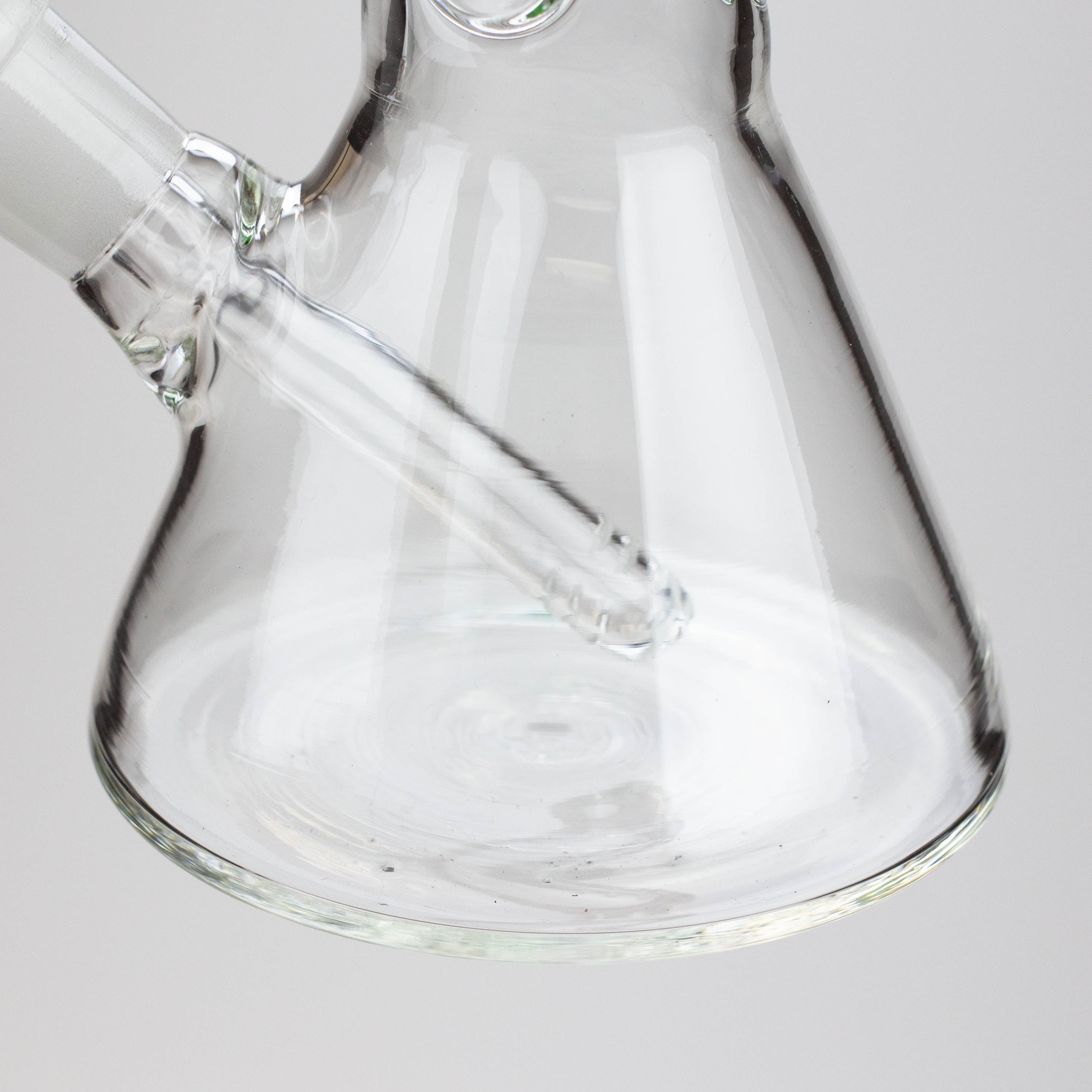 8" Classic beaker glass water bong