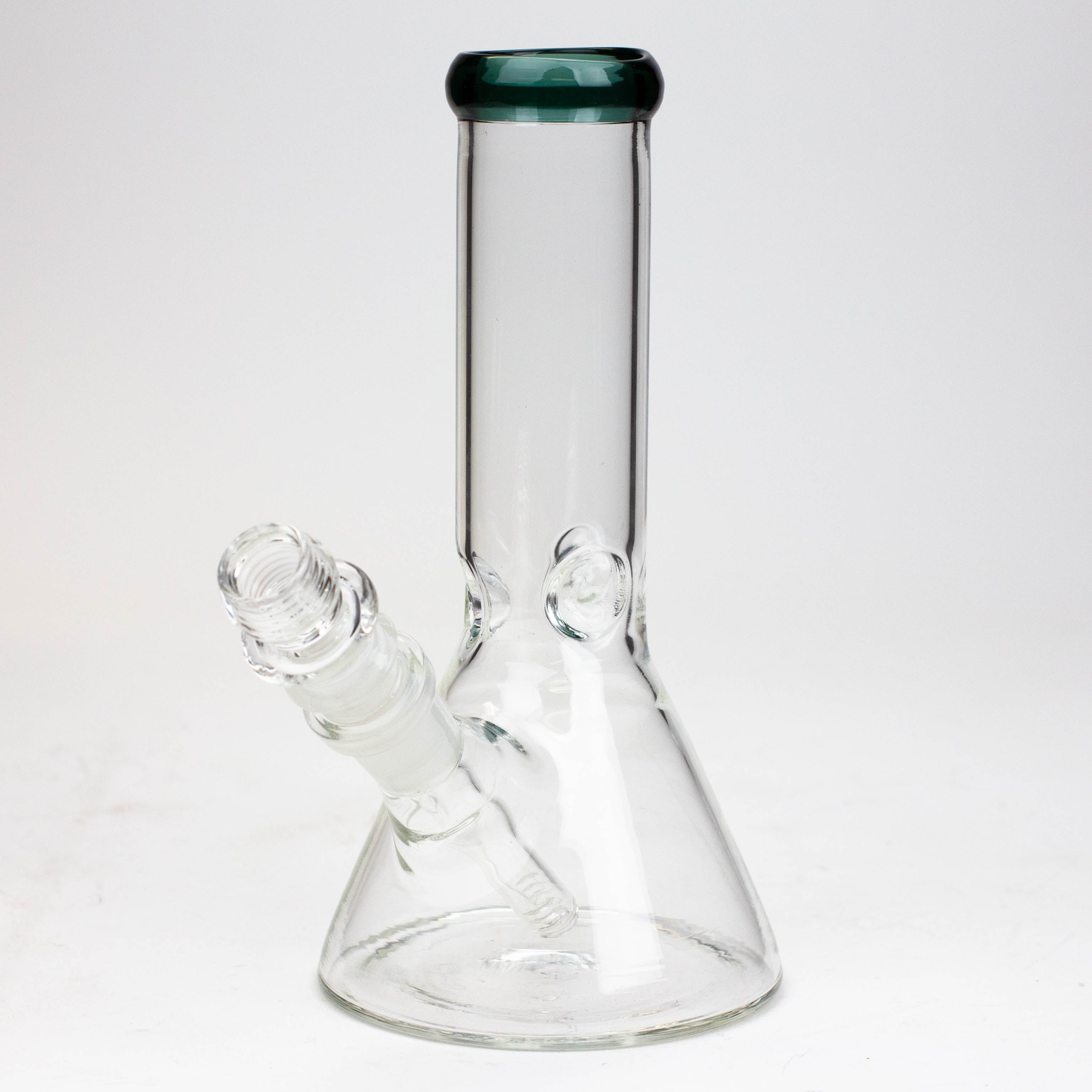 8" Classic beaker glass water bong