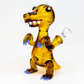 6" Dinosaur glass water bong